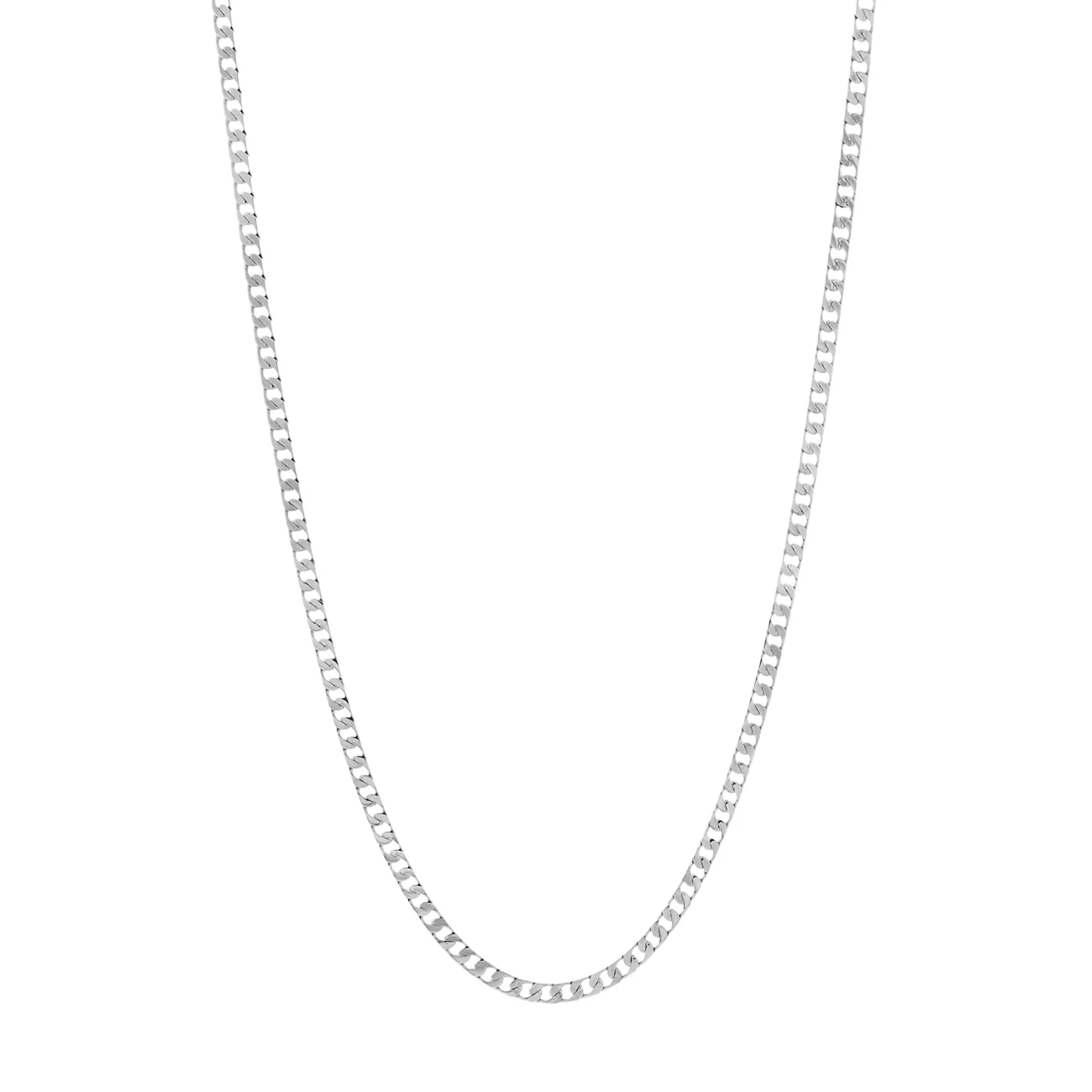 10K White Gold Curb Chain