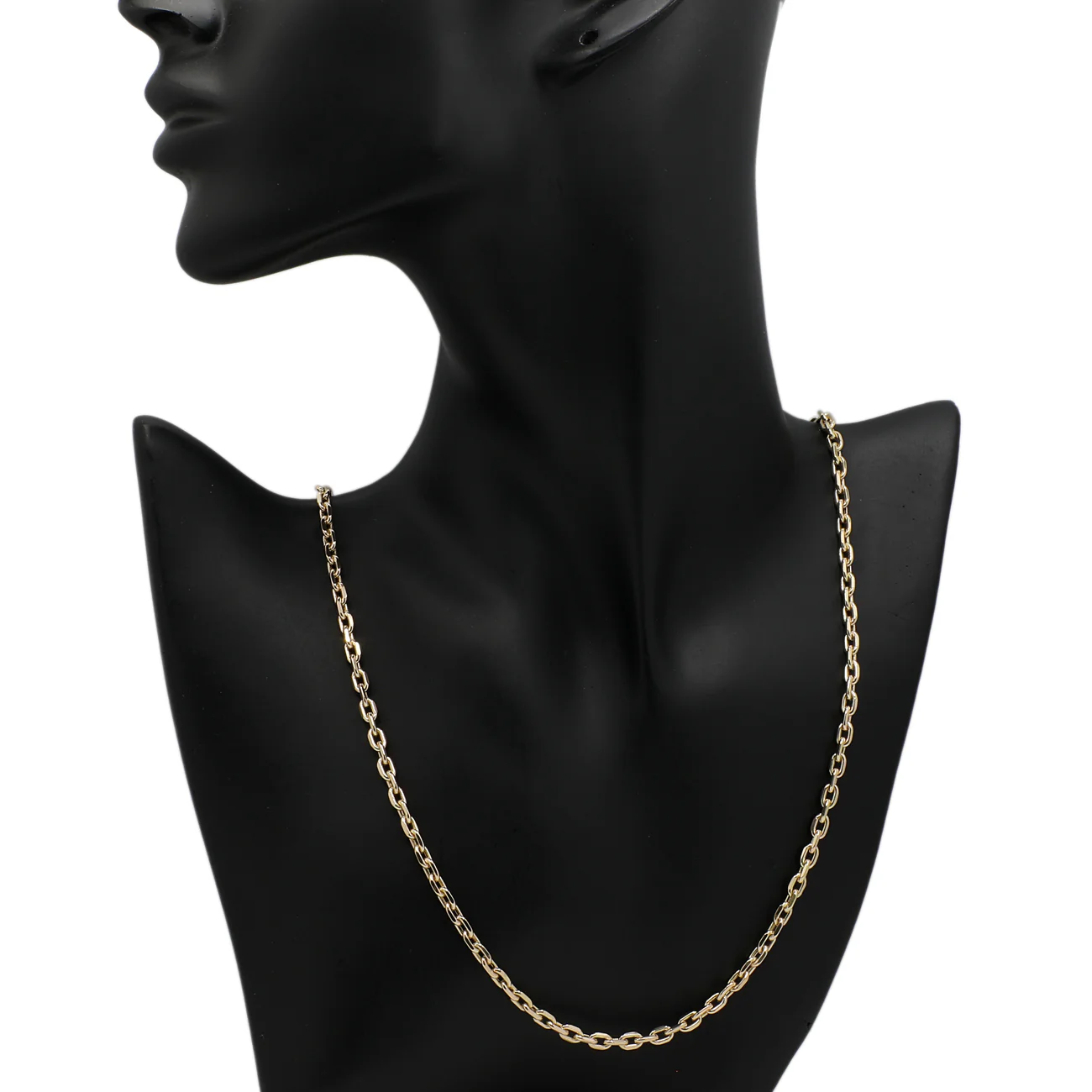 10K Yellow Gold Cable Chain - Image 3