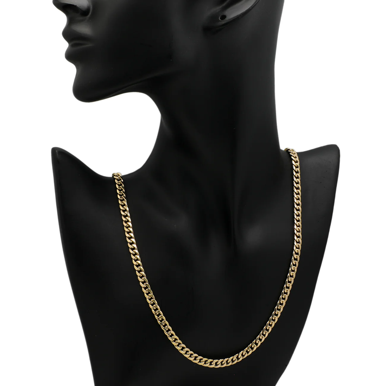 10K Yellow Gold Curb Chain - Image 3