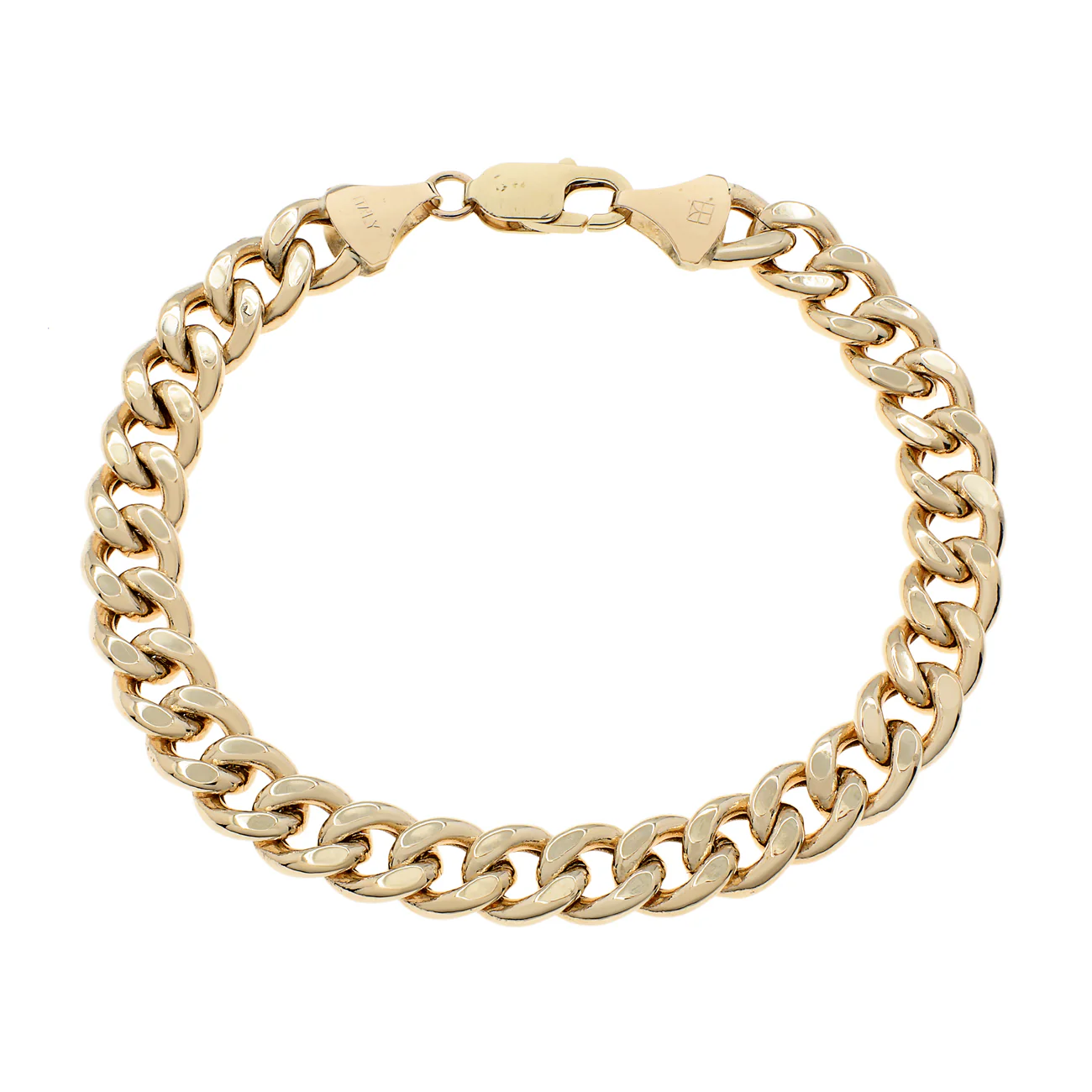 10K Yellow Gold Curb Link Bracelet