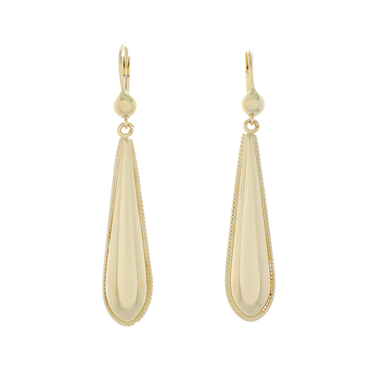 10K Yellow Gold Drop Earrings