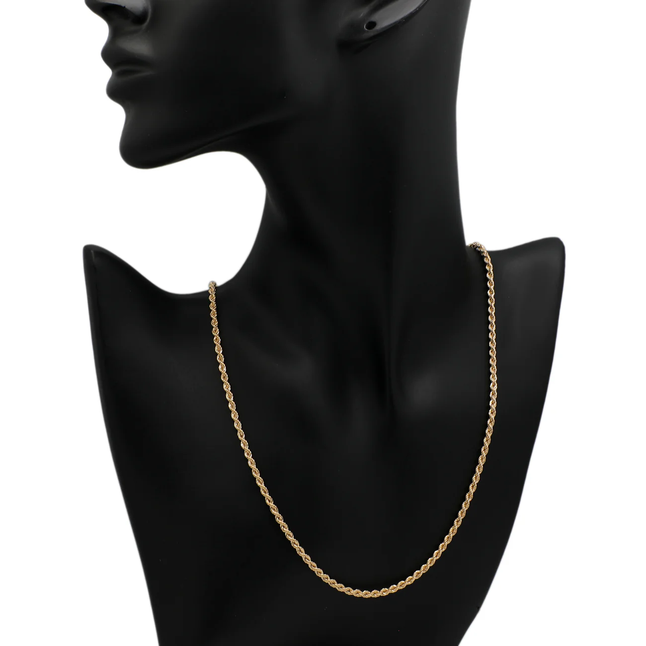 10K Yellow Gold Rope Chain - Image 3