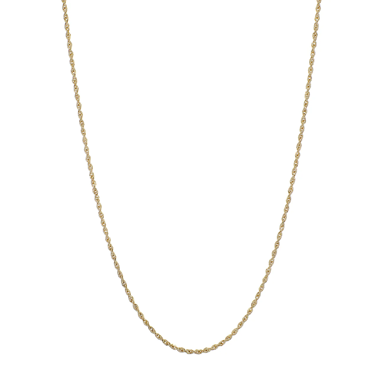 10K Yellow Gold Rope Chain