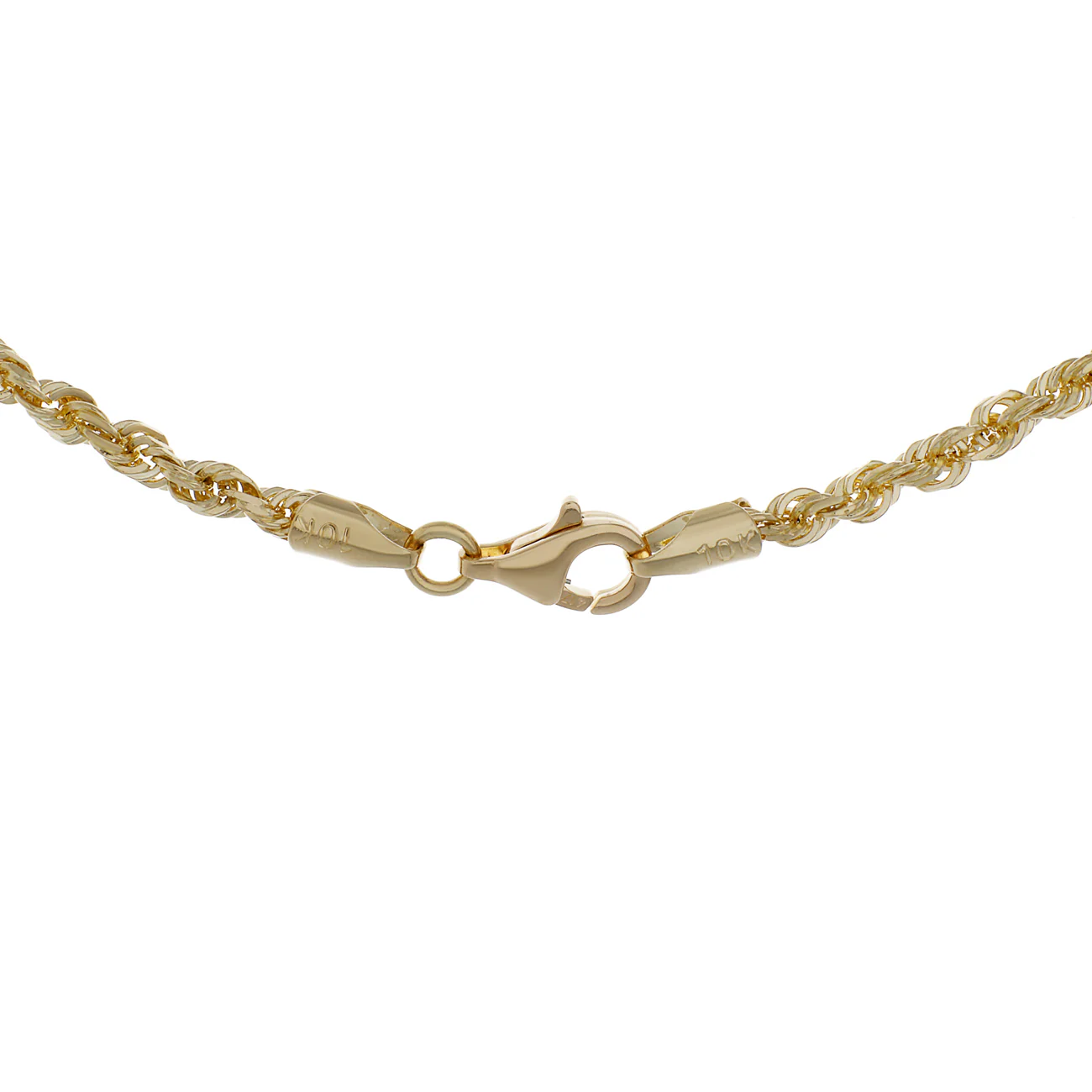 10K Yellow Gold Rope Chain - Image 2