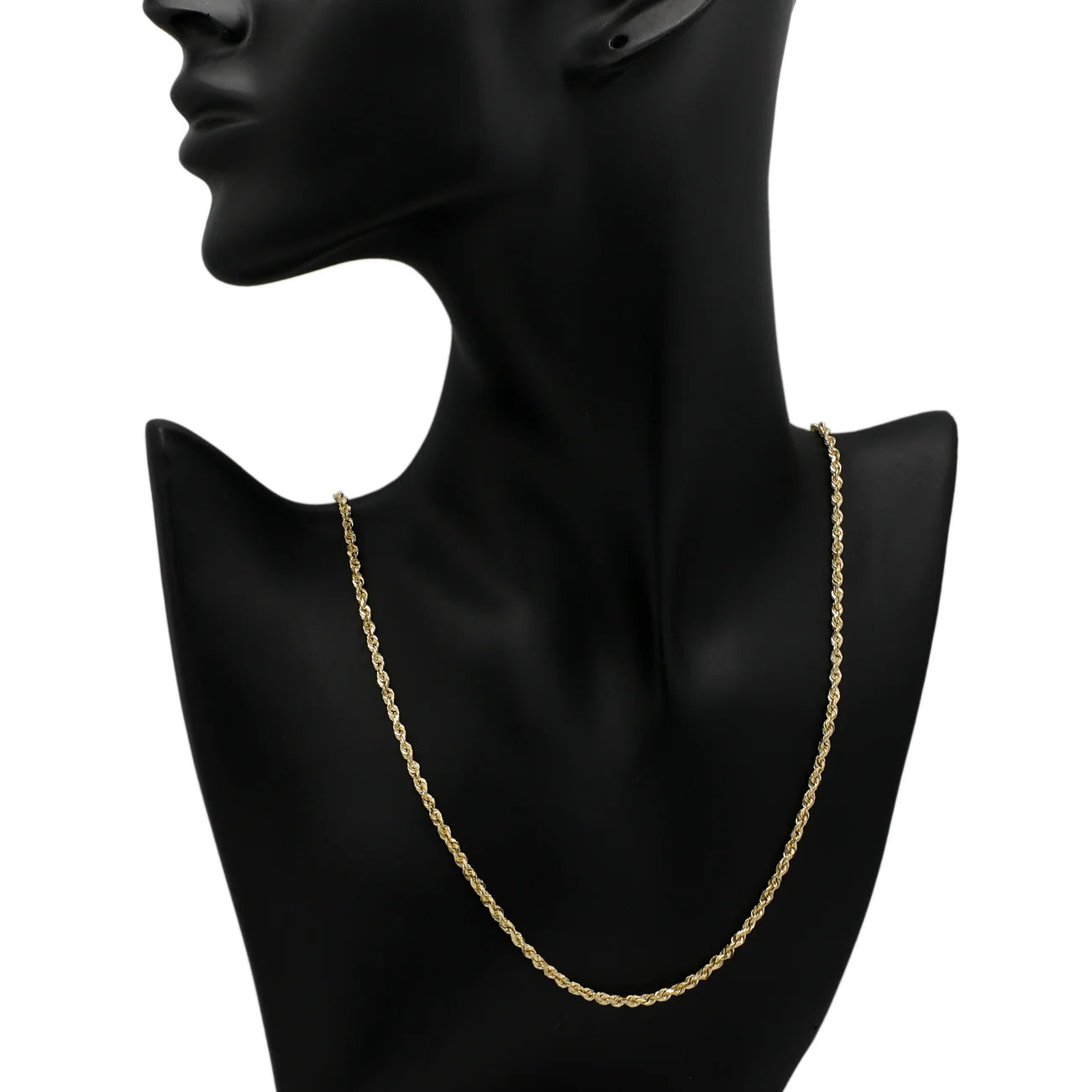 10K Yellow Gold Rope Chain - Image 3