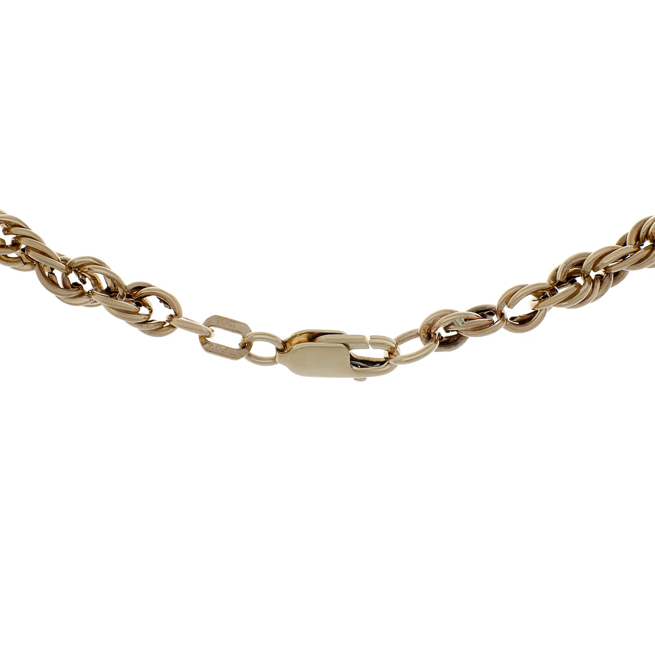 10K Yellow Gold Rope Chain - Image 2