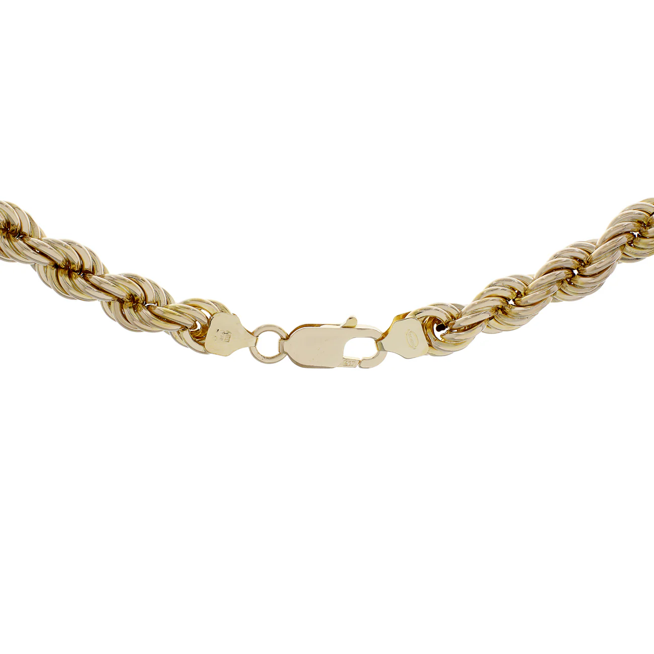 10K Yellow Gold Rope Chain - Image 2