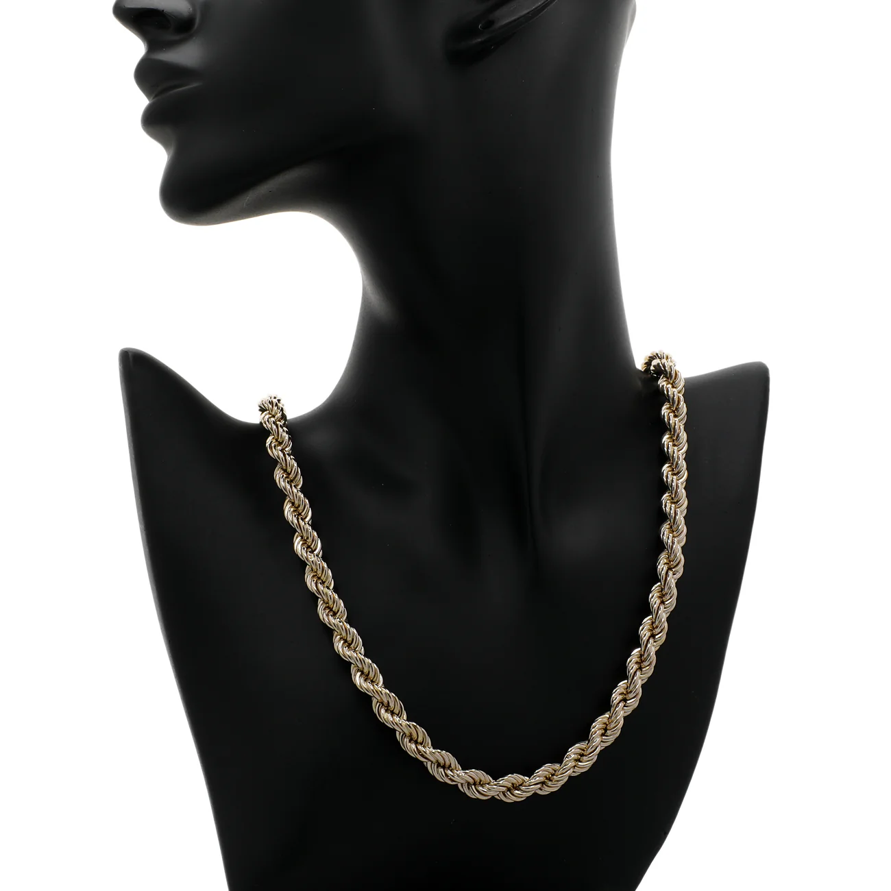 10K Yellow Gold Rope Chain - Image 3