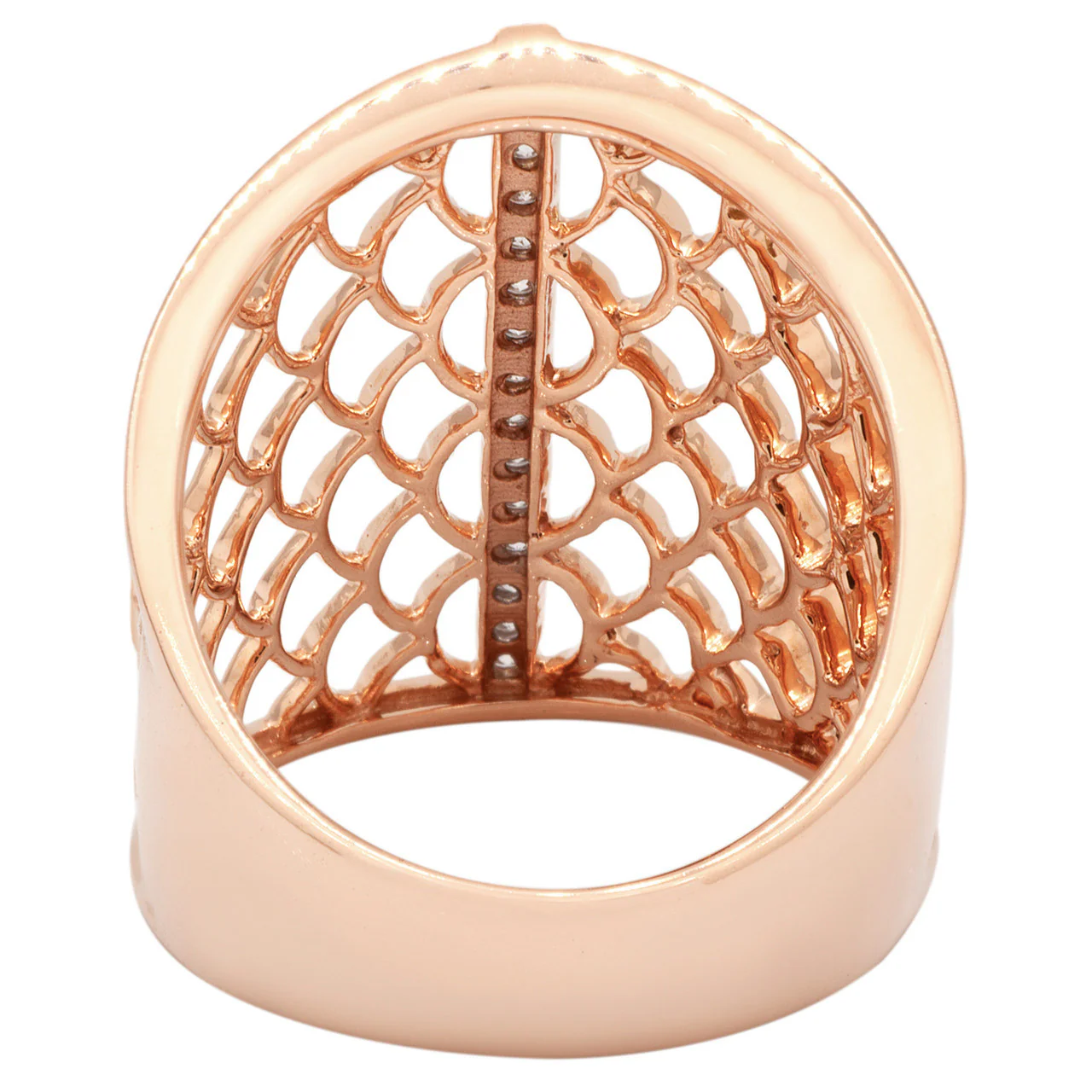 14K Rose Gold 0.22 Carat Diamond  Ring - Image 2