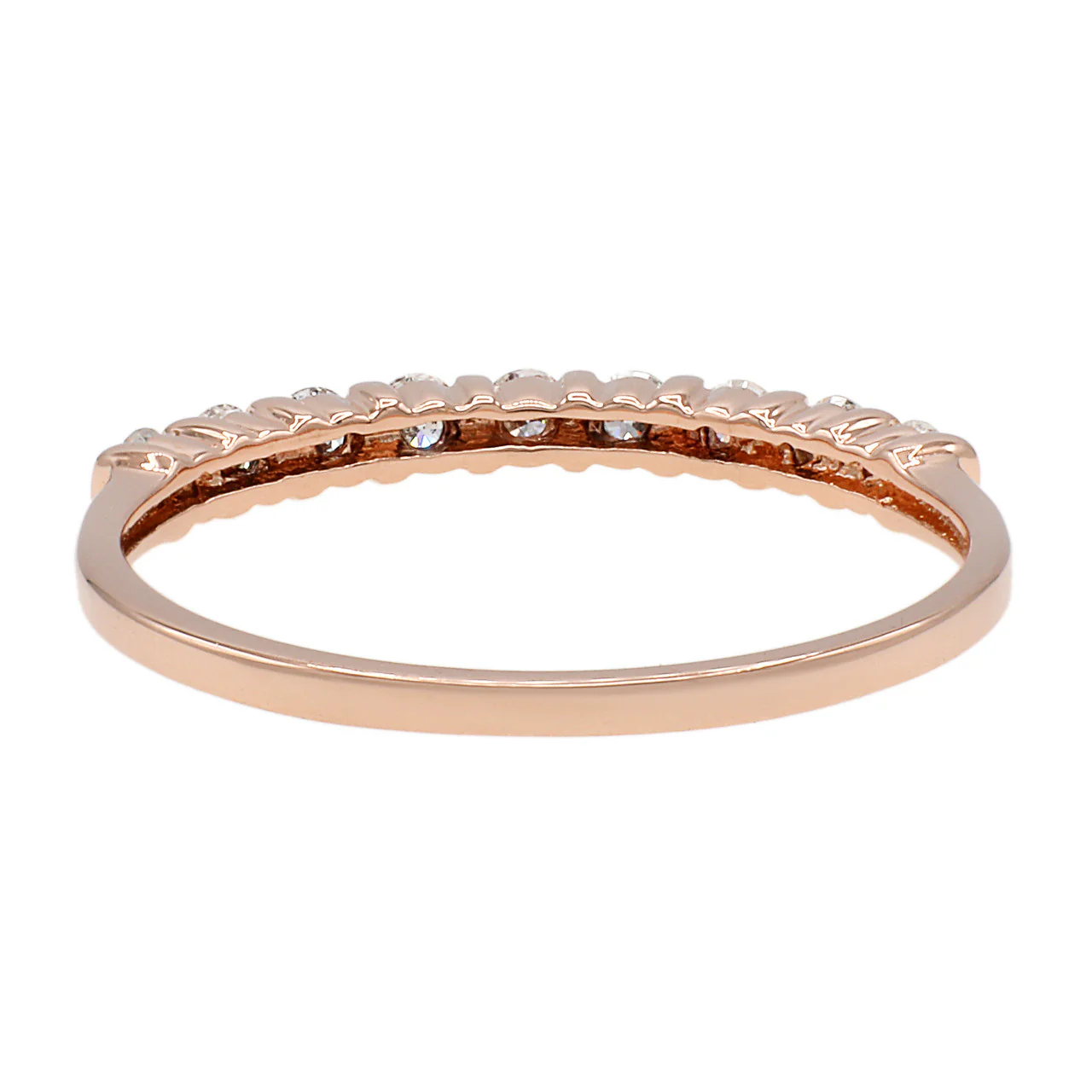 14K Tri Color Diamond Ring Set - Image 3