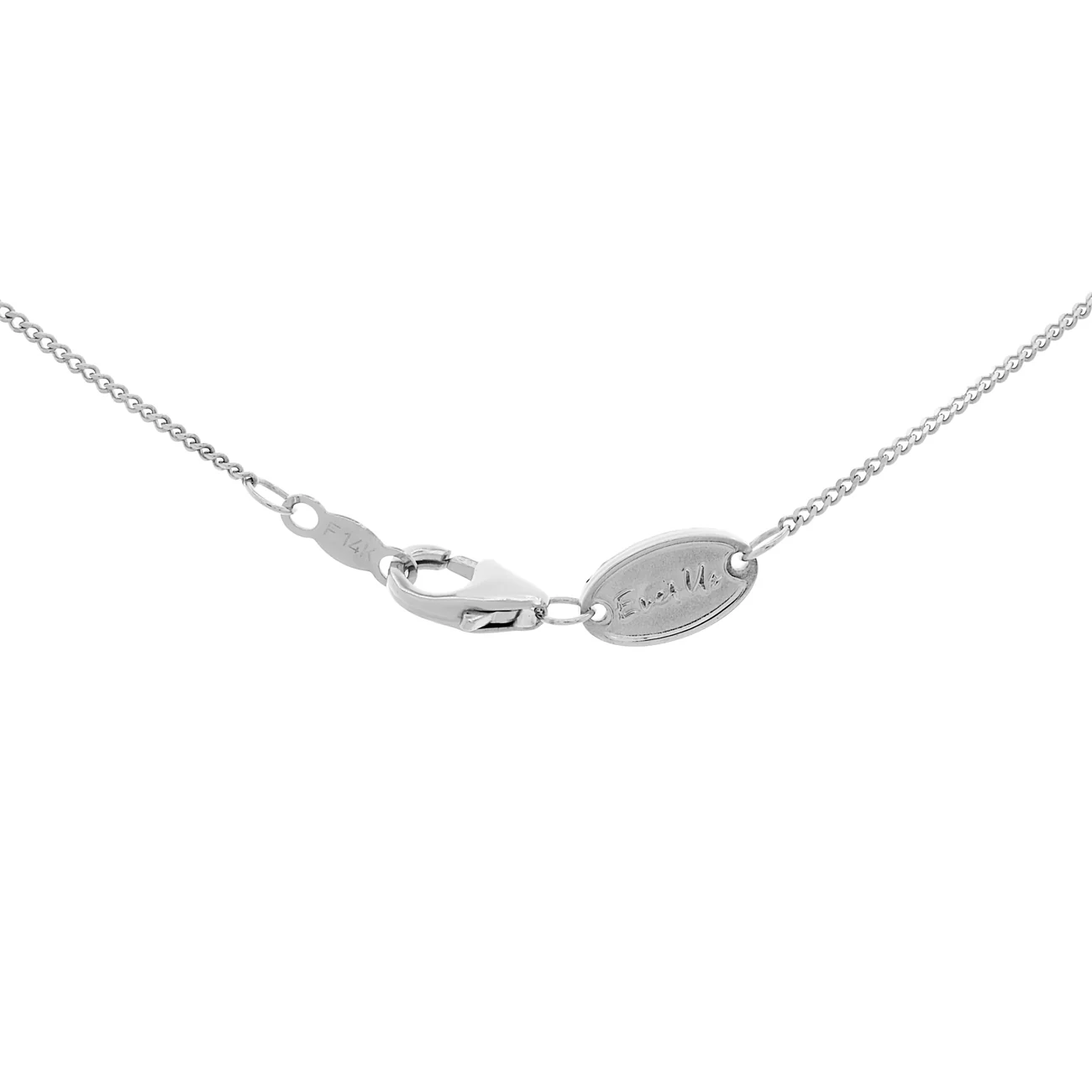 14K White Gold 1.08 Carat Diamond Pendant - Image 3