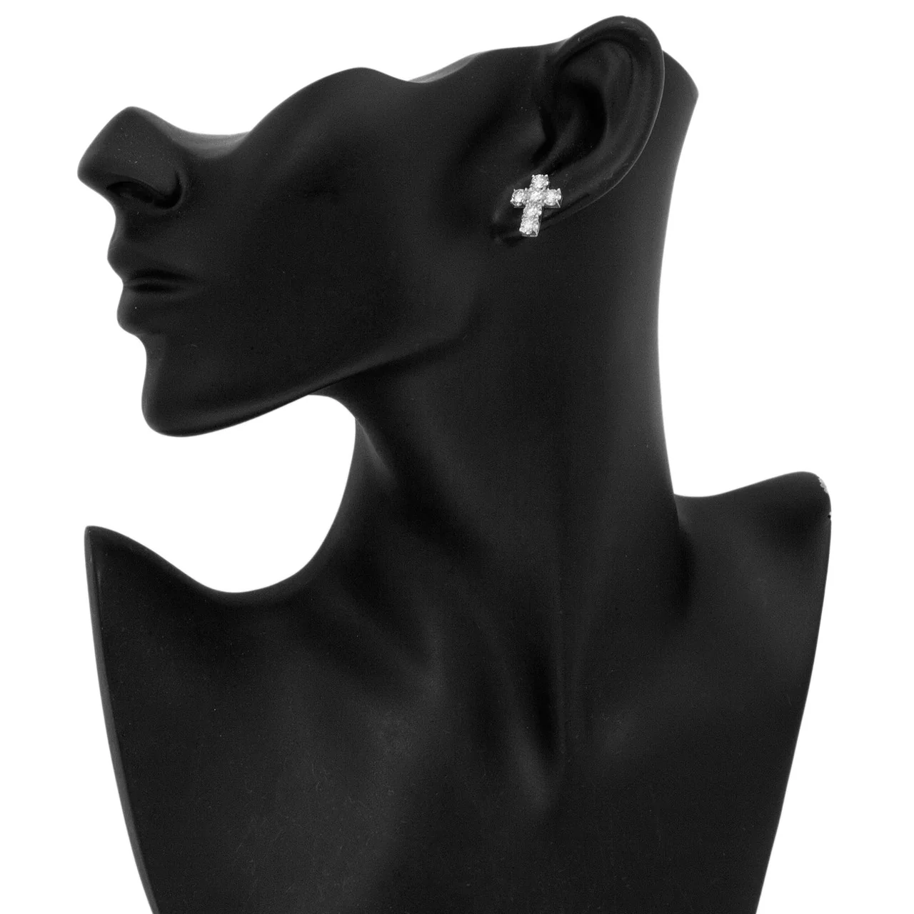 14K White Gold 2.50 Carat Diamond Earrings - Image 3