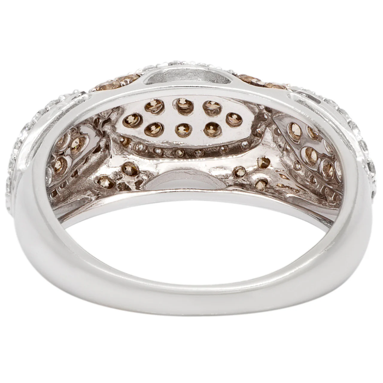 14K White Gold Fancy Brown Diamond Ring - Image 2