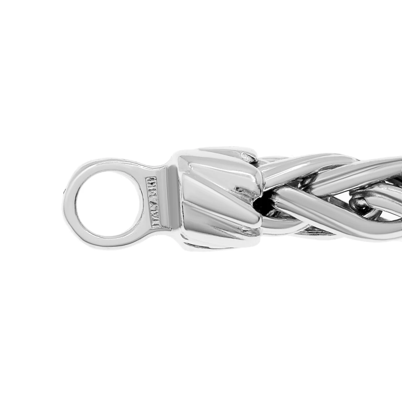 14K White Gold Rope Bracelet - Image 2