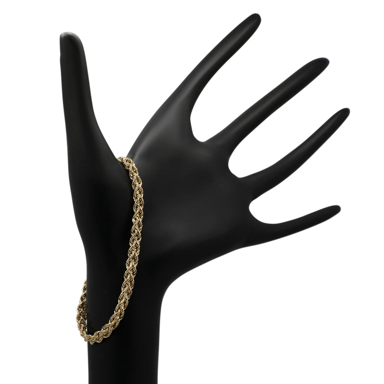 14K Yellow Gold Double Rope Bracelet - Image 3