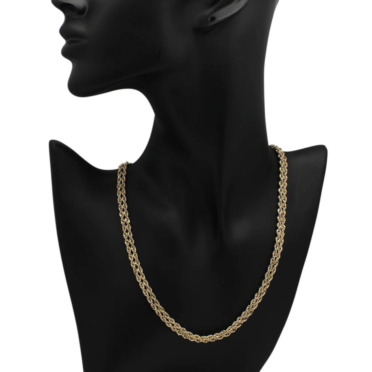 14K Yellow Gold Double Rope Chain - Image 3