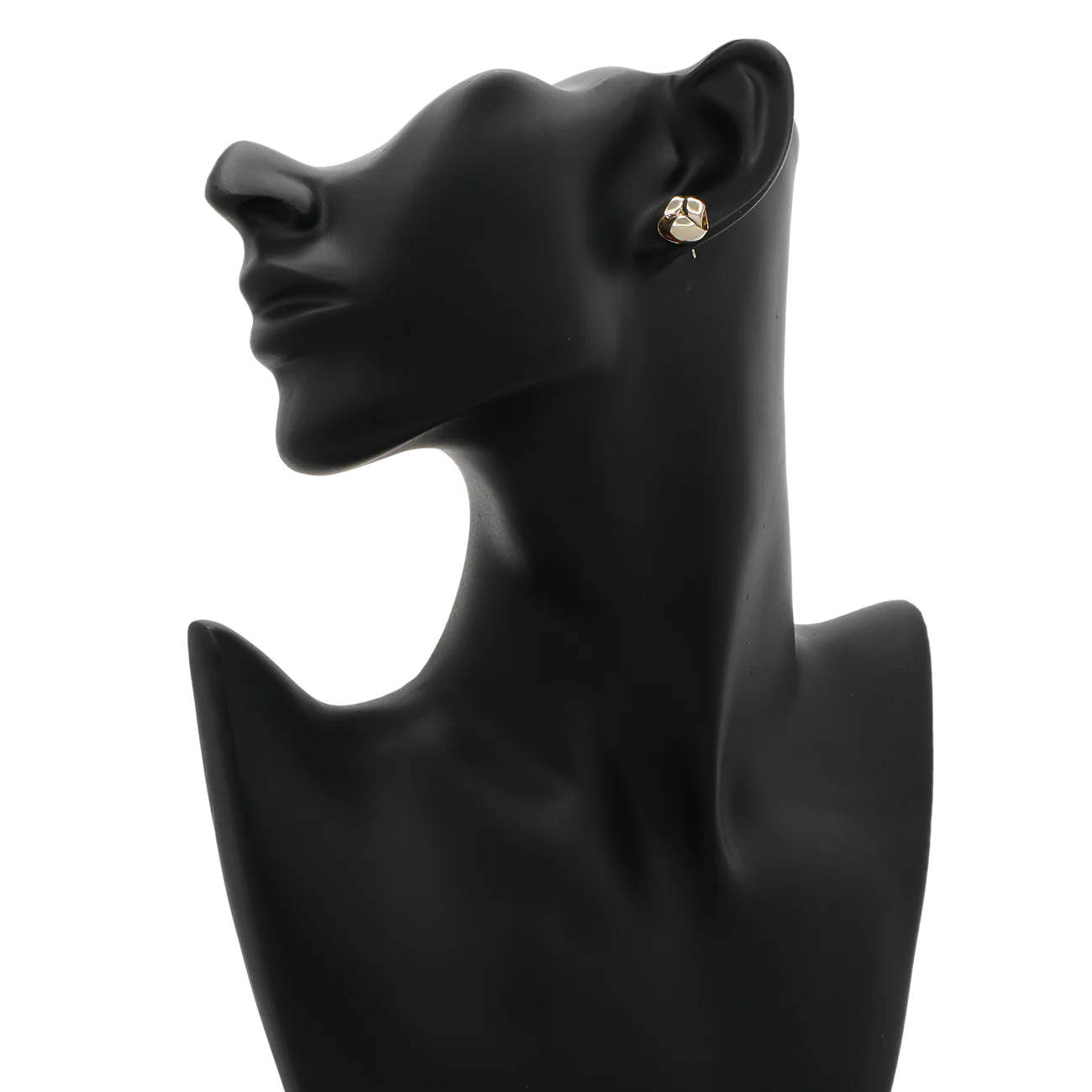 14K Yellow Gold Knot Earrings - Image 3