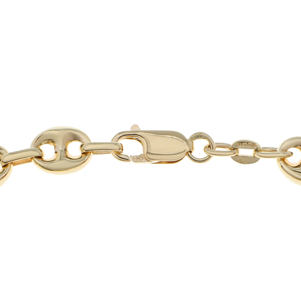 14K Yellow Gold Marina Link Bracelet - Image 2