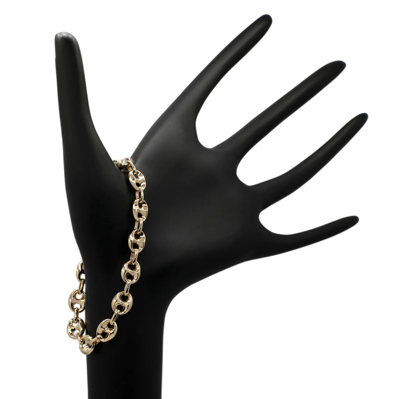14K Yellow Gold Marina Link Bracelet - Image 3