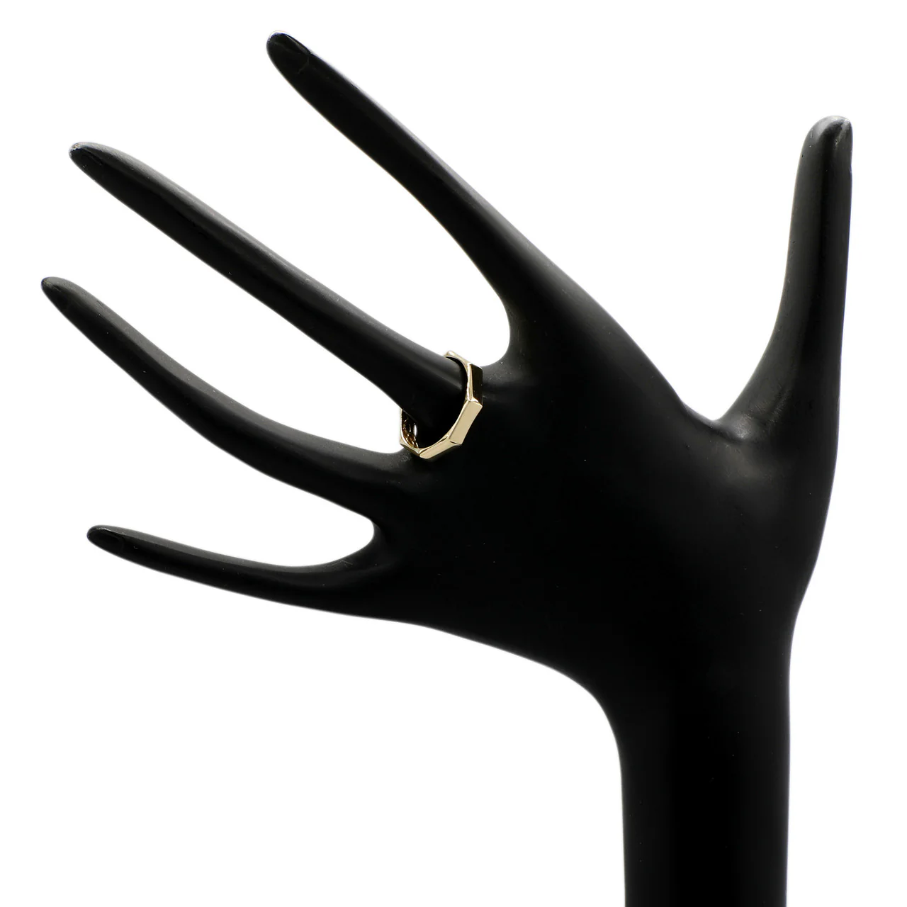 14K Yellow Gold Octogonal Ring - Image 3