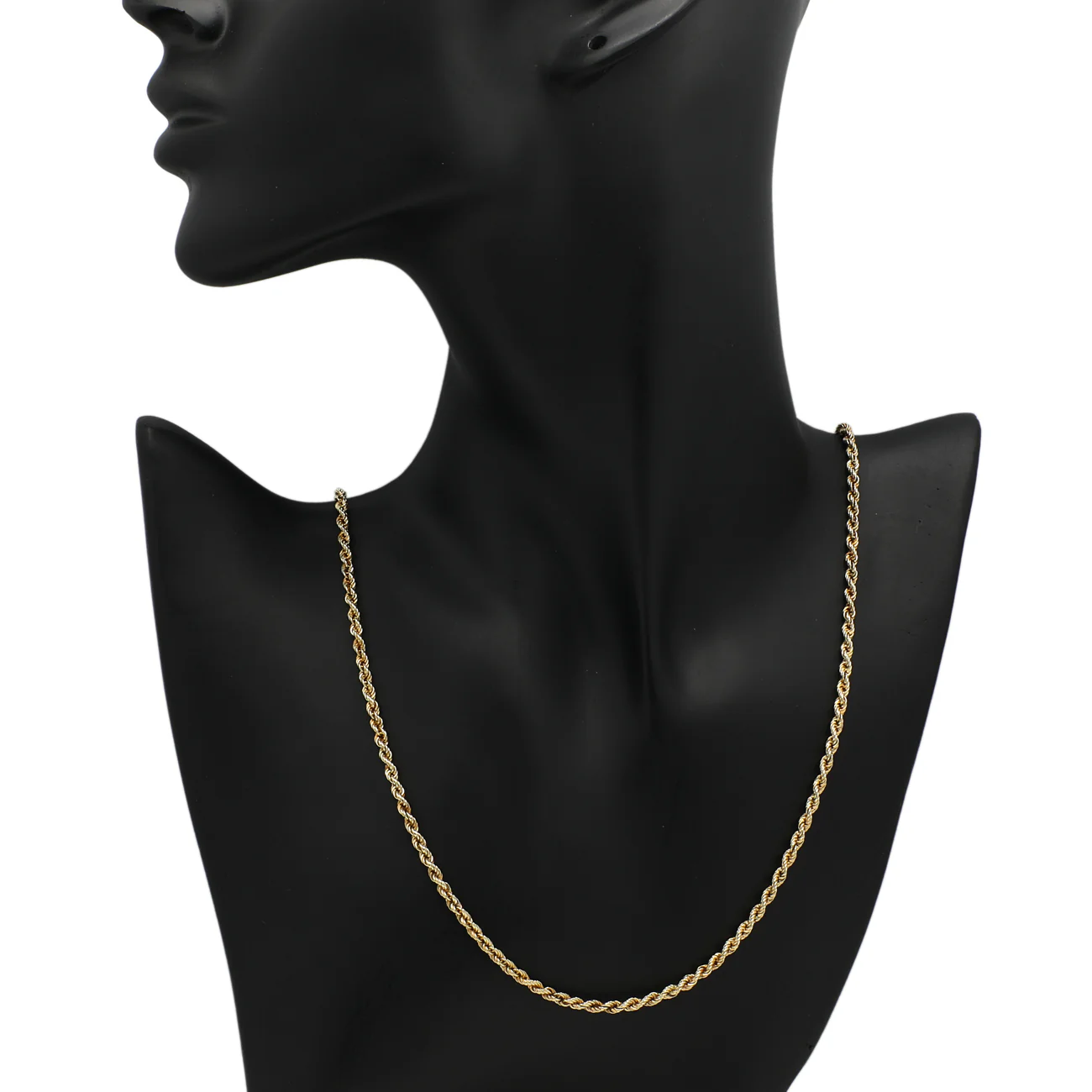 14K Yellow Gold Rope Chain - Image 3