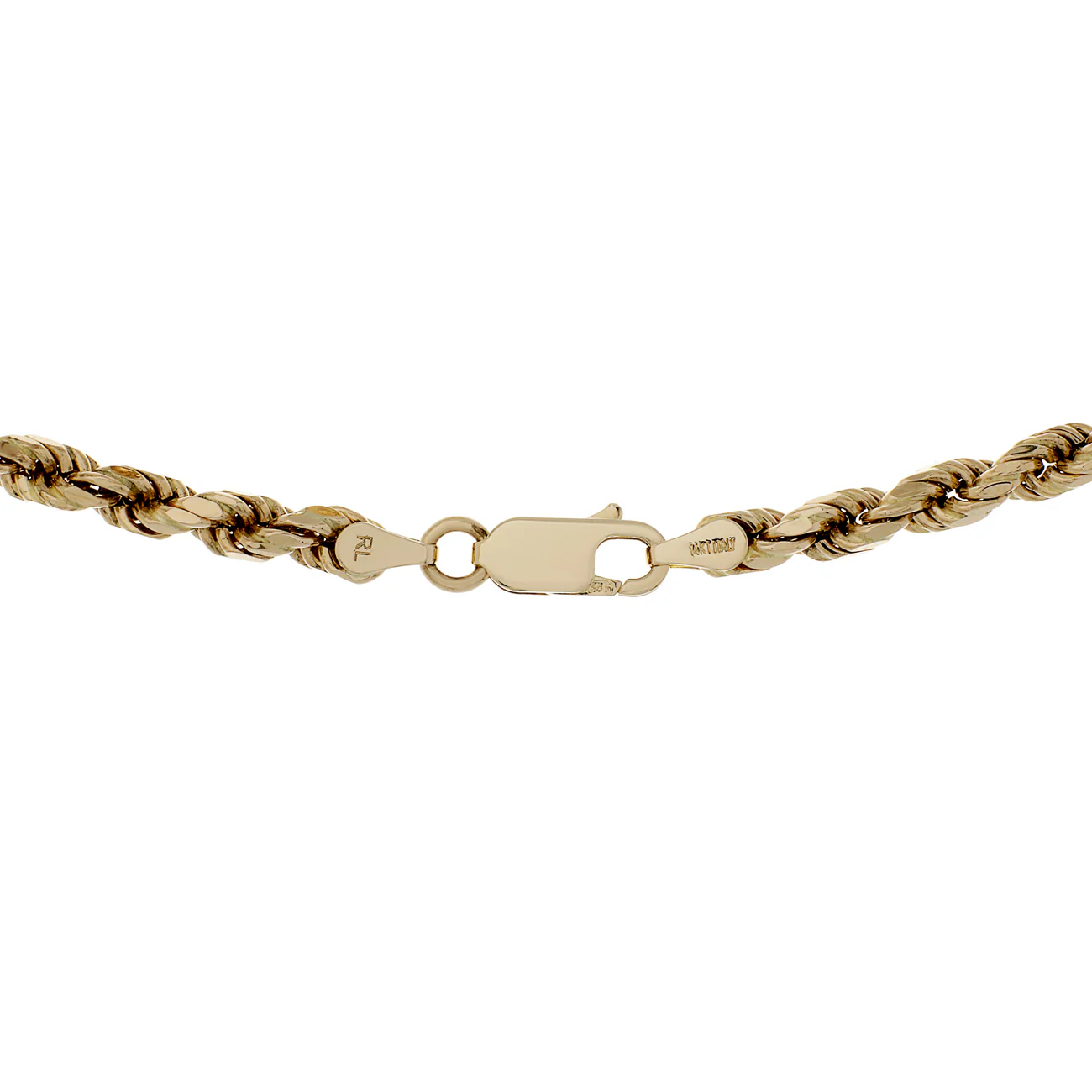 14K Yellow Gold Rope Chain - Image 2