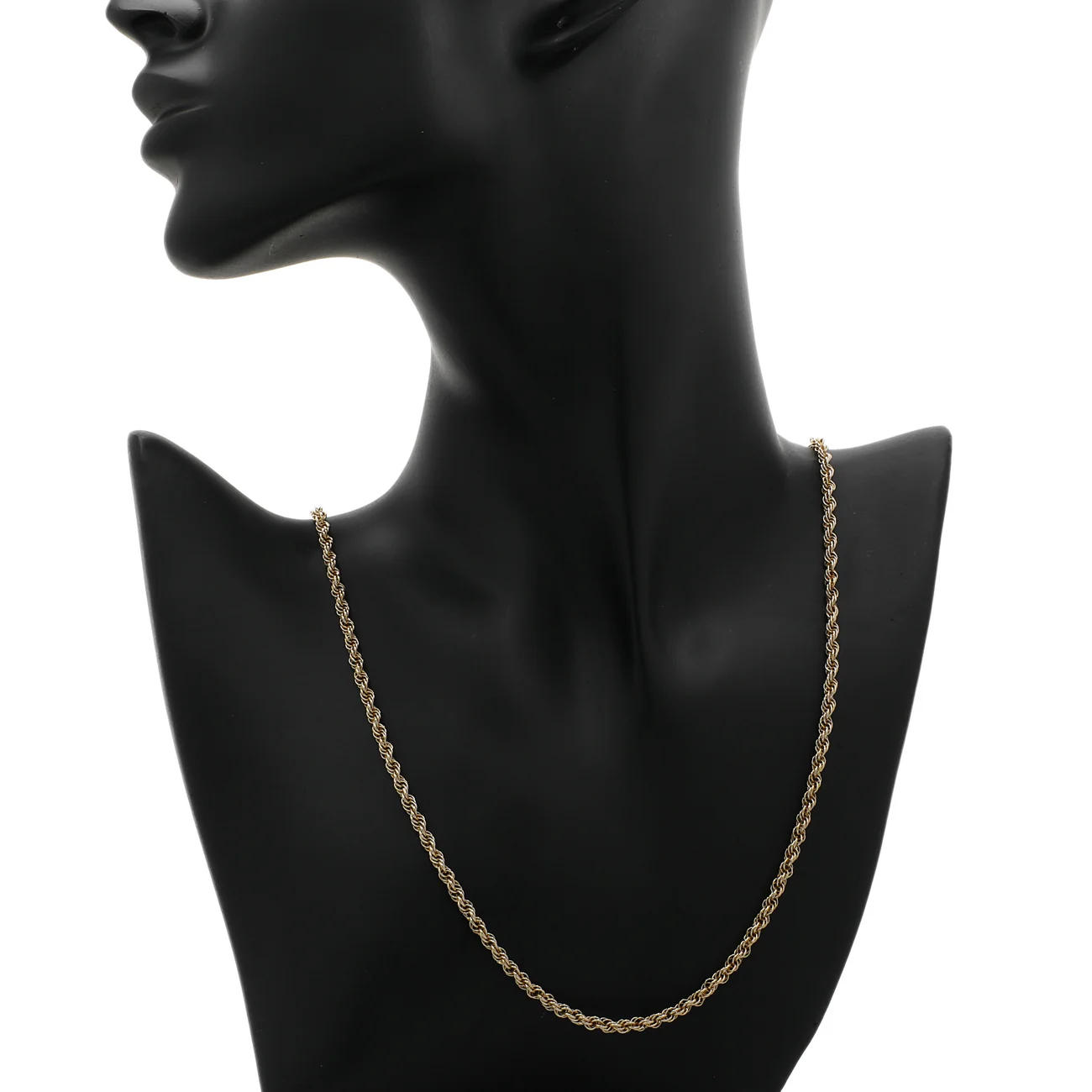 14K Yellow Gold Rope Chain - Image 3
