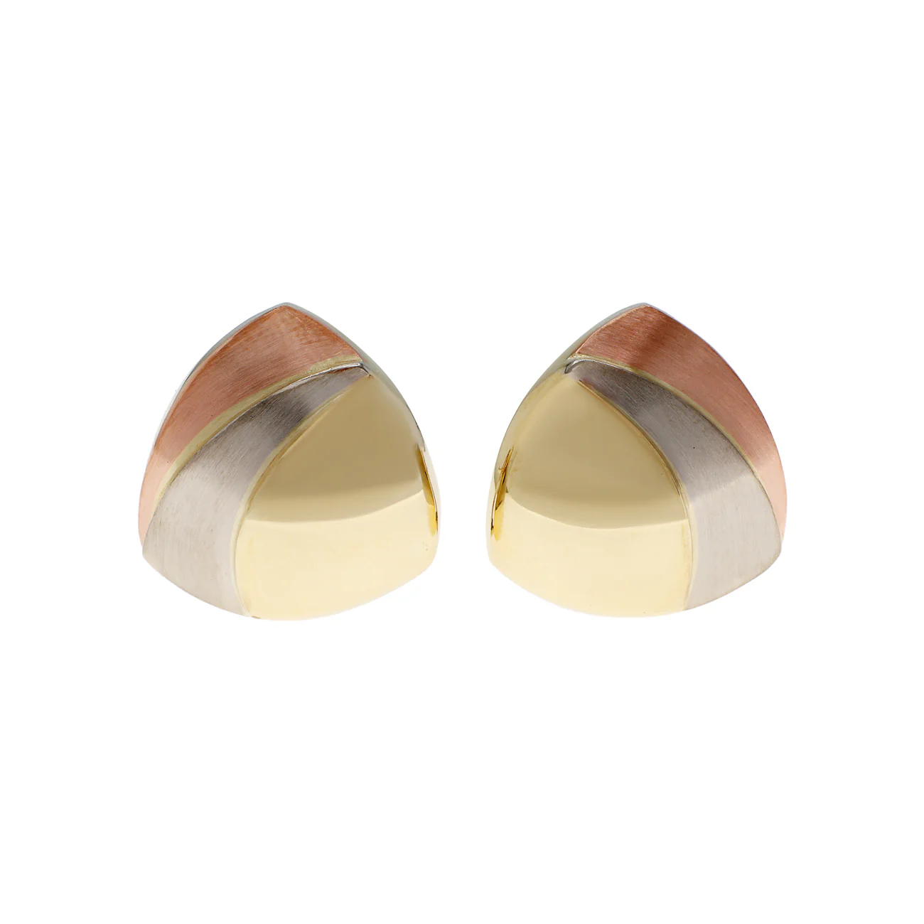 14K Yellow/White Gold Earrings