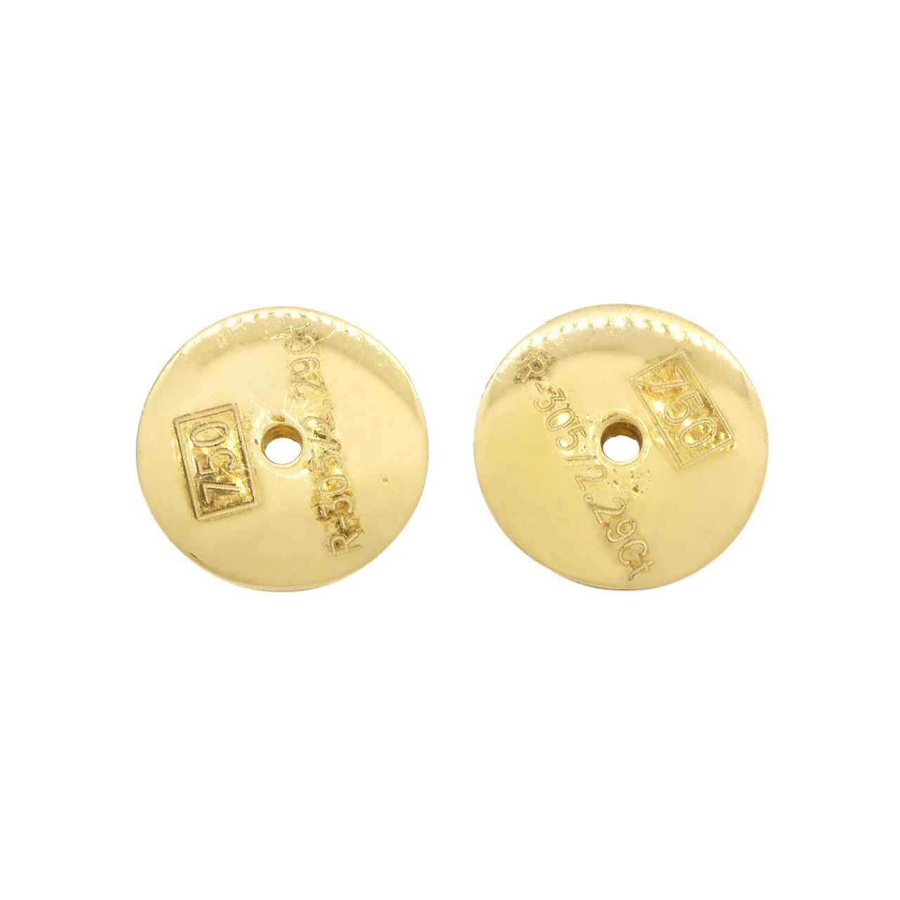 18K Gold Diamond South Sea Pearl Earrings - Image 3