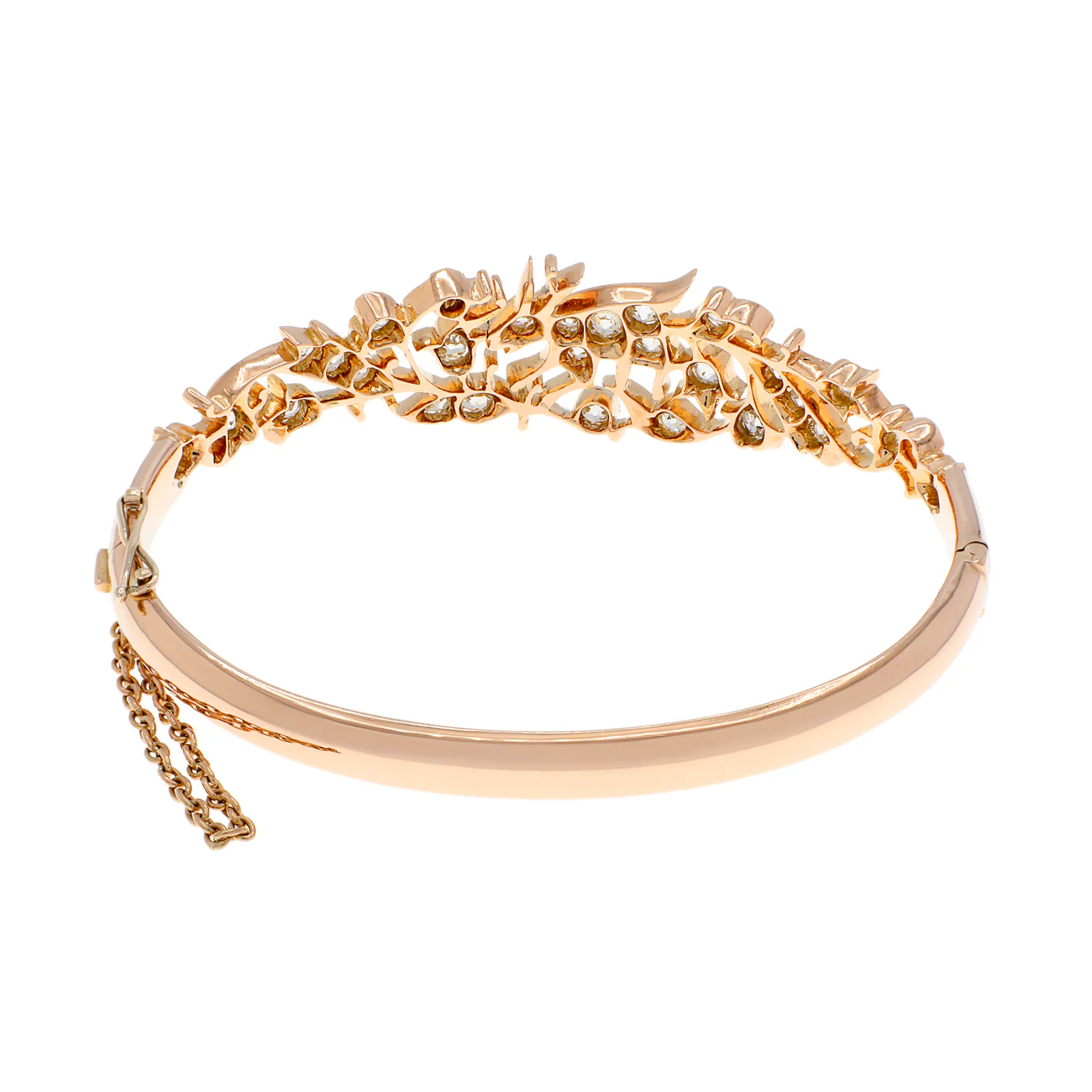 18K Rose Gold 1.79 Carat Diamond Bracelet - Image 2