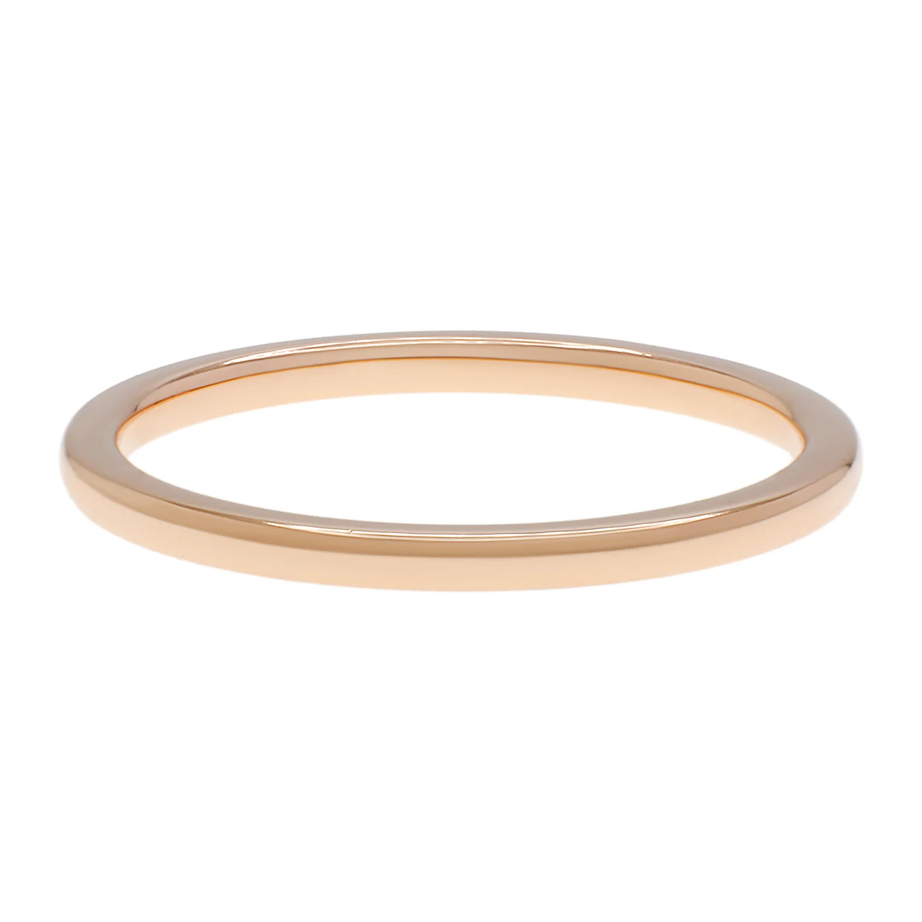 18K Rose Gold Band Ring - Image 2