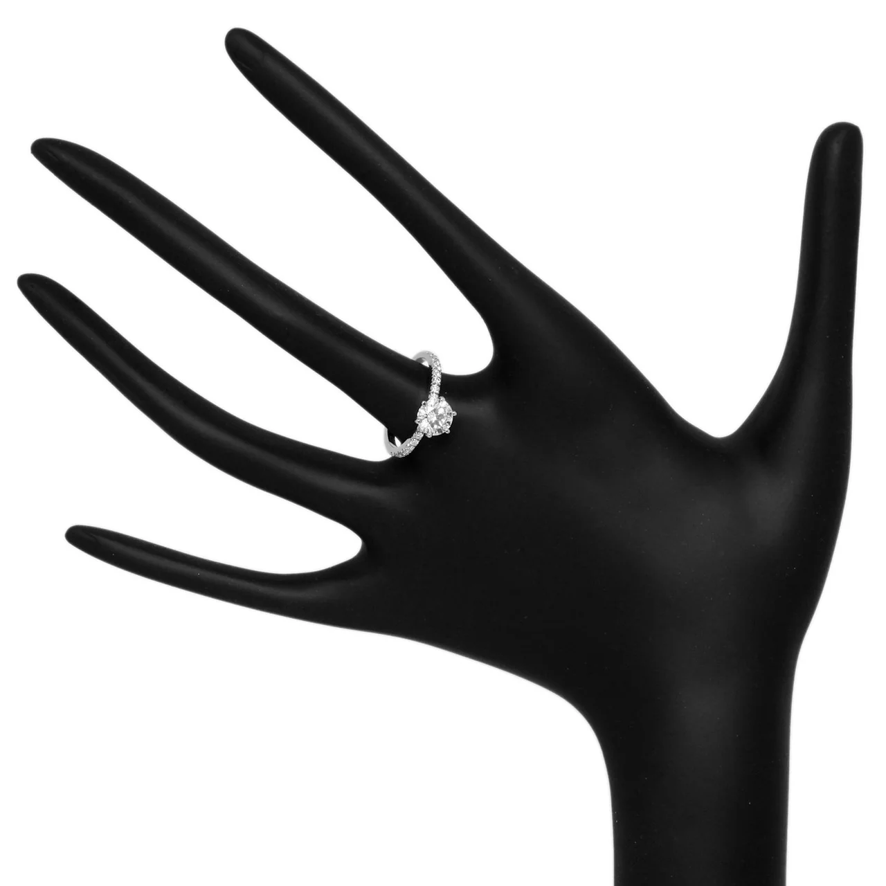 18K White Gold 1.05 Carat Diamond Ring - Image 4