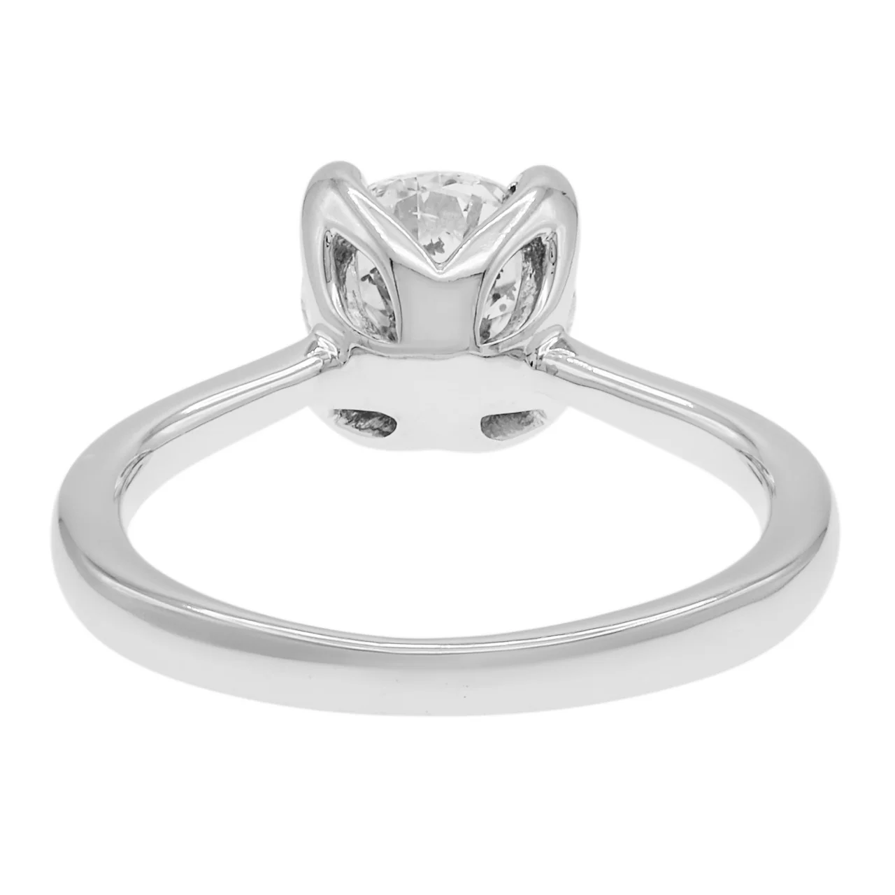 18K White Gold 1.50 Carat Diamond De Beers Solitaire Ring - Image 2