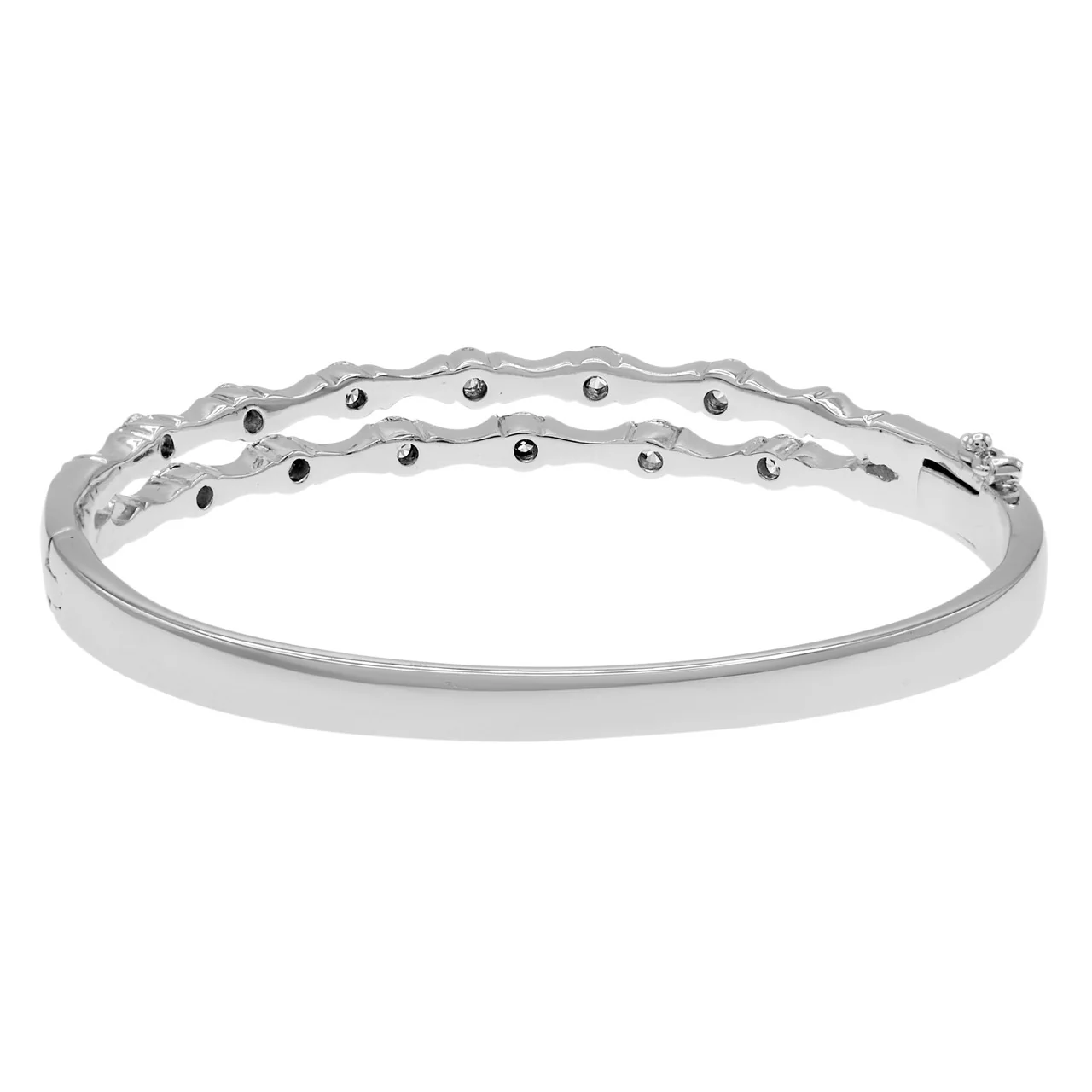 18K White Gold 1.56 Carat Diamond Bracelet - Image 2