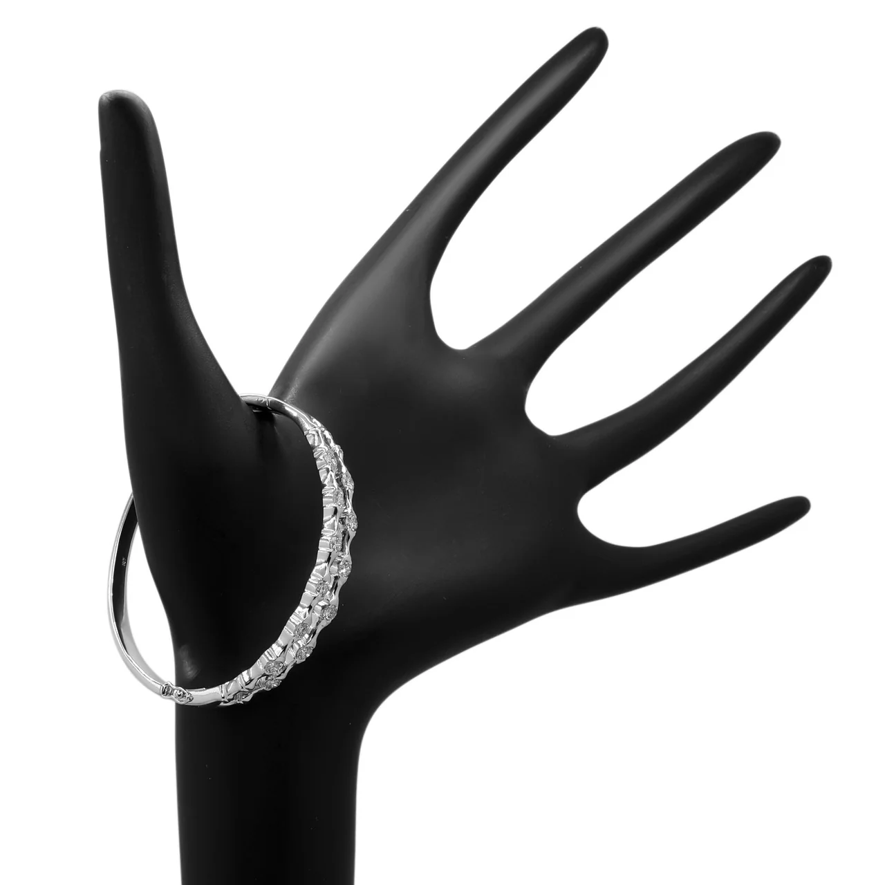 18K White Gold 1.56 Carat Diamond Bracelet - Image 3