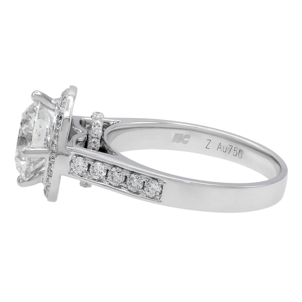 18K White Gold 2.00 Carat Diamond Ring - Image 3