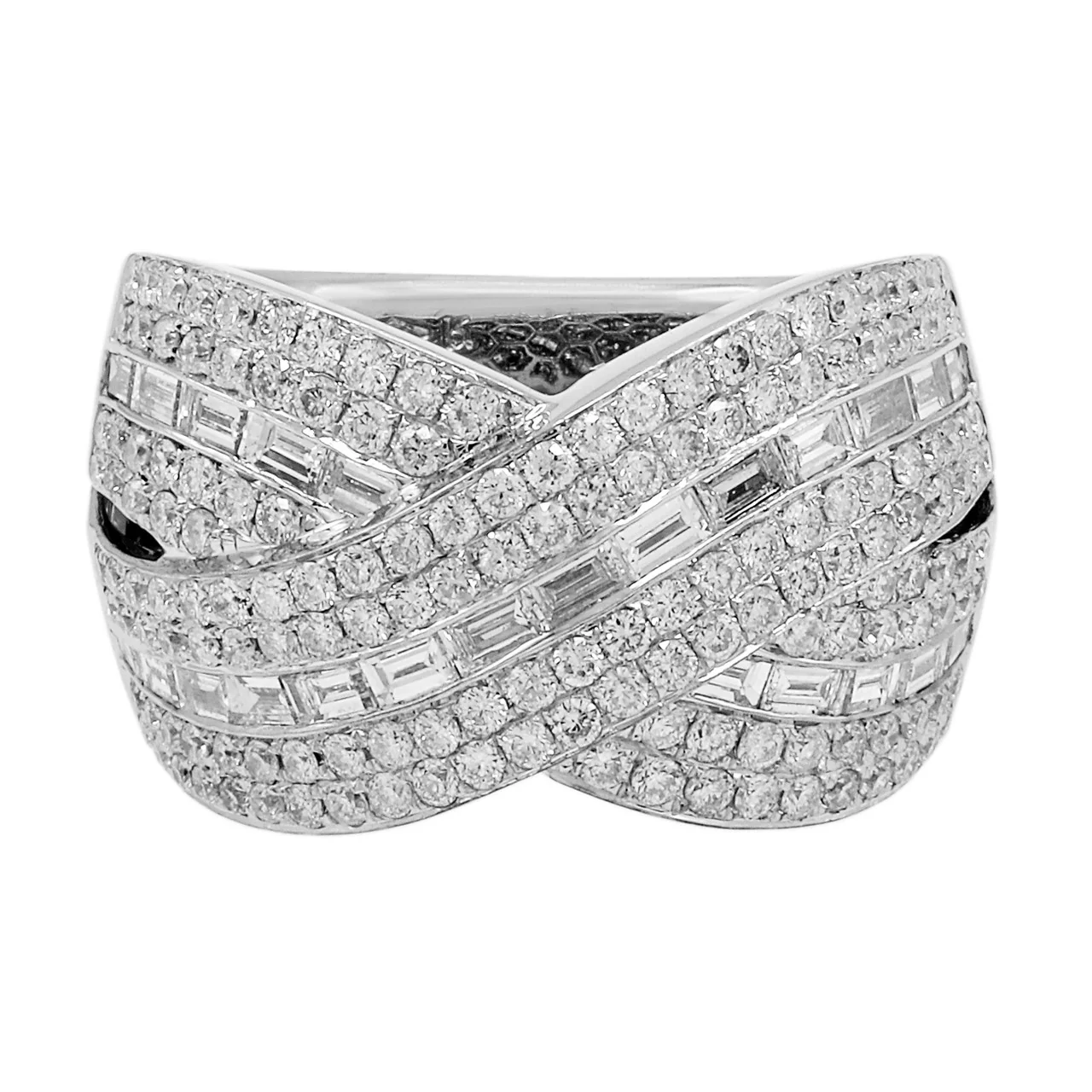 18K White Gold 2.71 Carat Diamond Ring