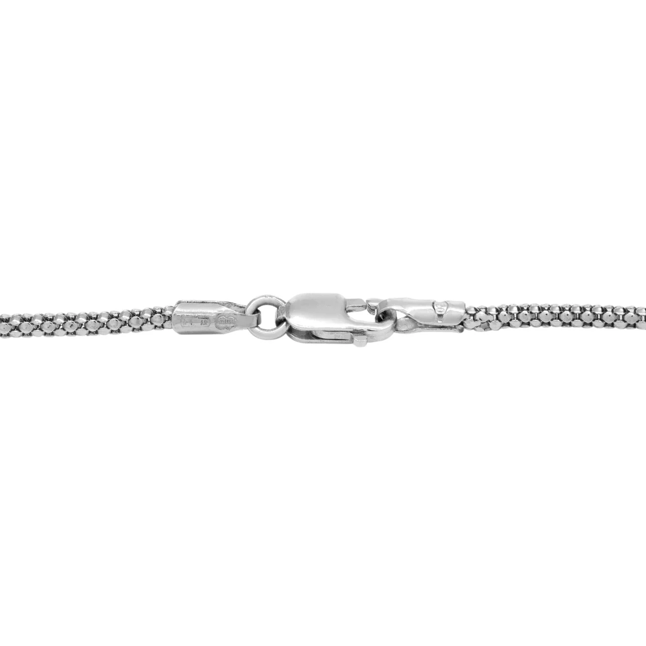 18K White Gold Diamond Blue Topaz Blossom Pendant Necklace - Image 3