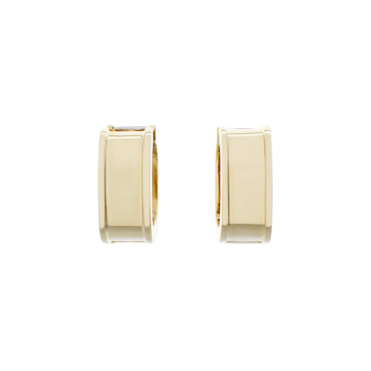 18K Yellow Gold 0.72 Carat Diamond Earrings - Image 2