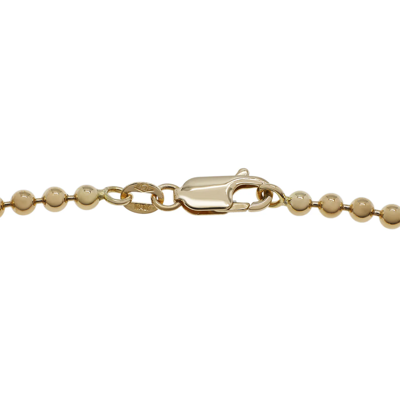 18K Yellow Gold Bead Bracelet - Image 2