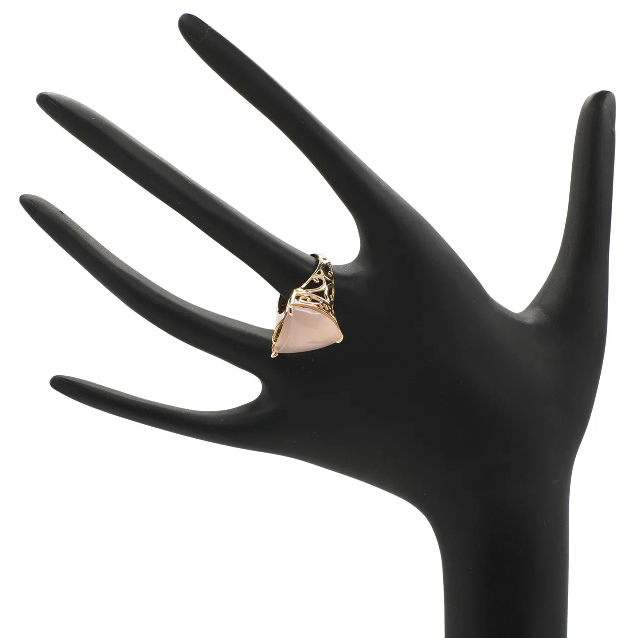 18K Yellow Gold Chalcedony Ring - Image 2