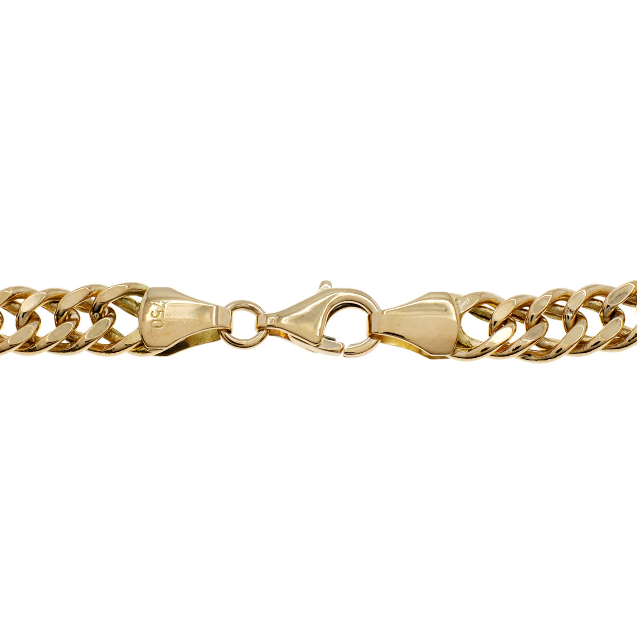 18K Yellow Gold Curb Link Bracelet - Image 2