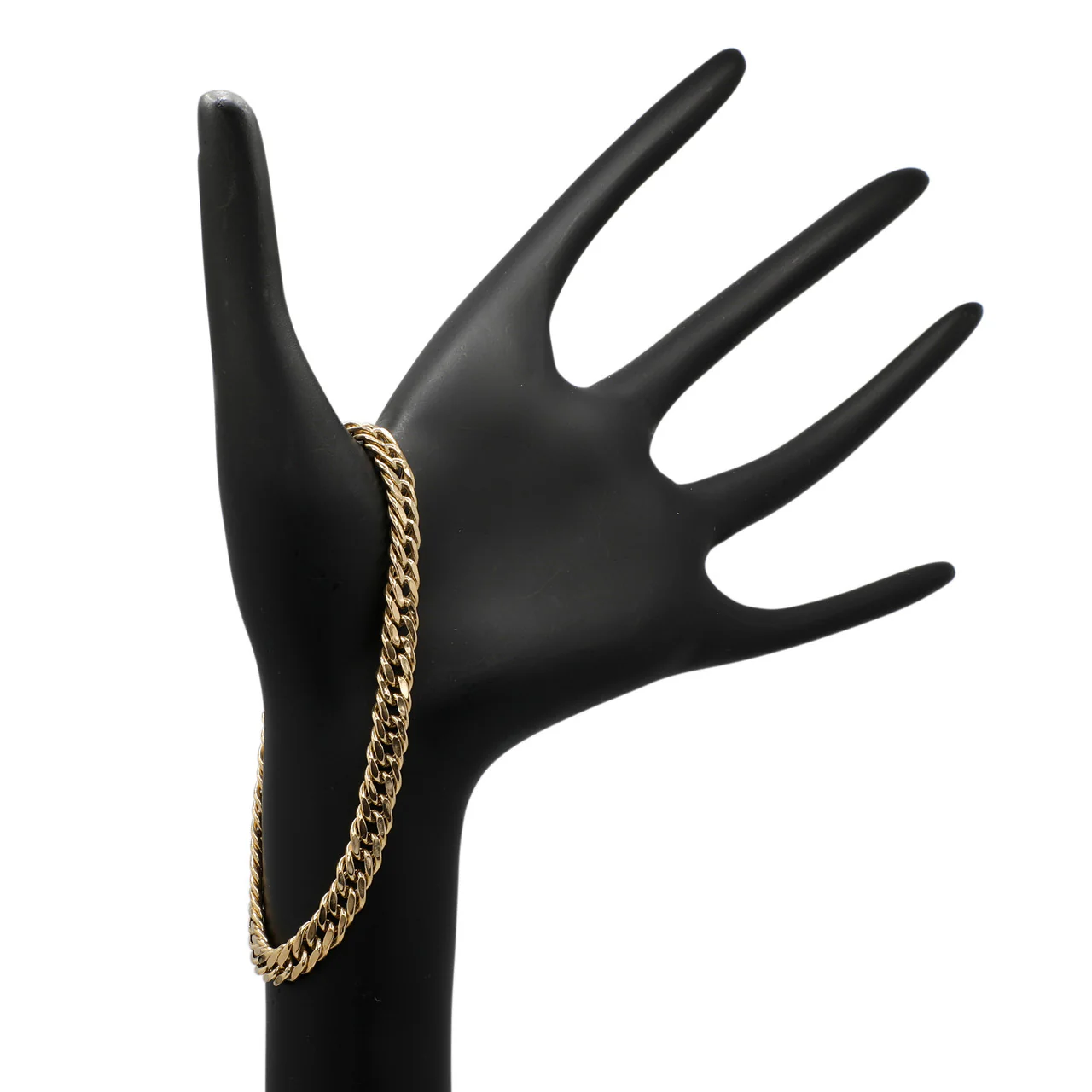 18K Yellow Gold Curb Link Bracelet - Image 3