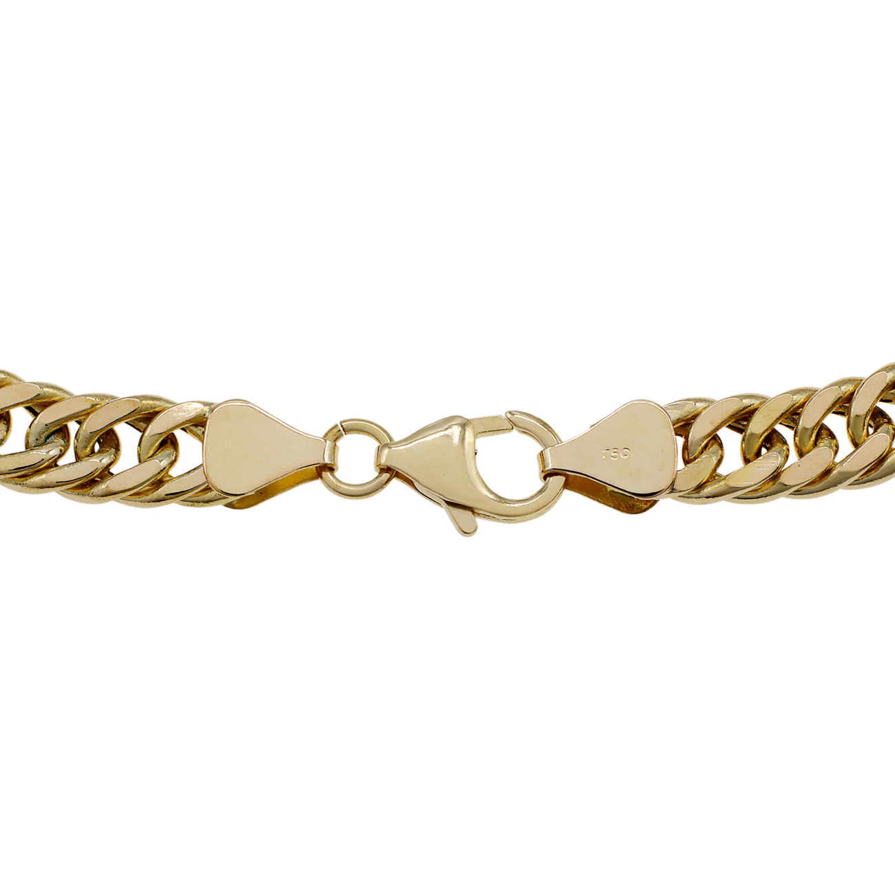 18K Yellow Gold Curb Link Bracelet - Image 2