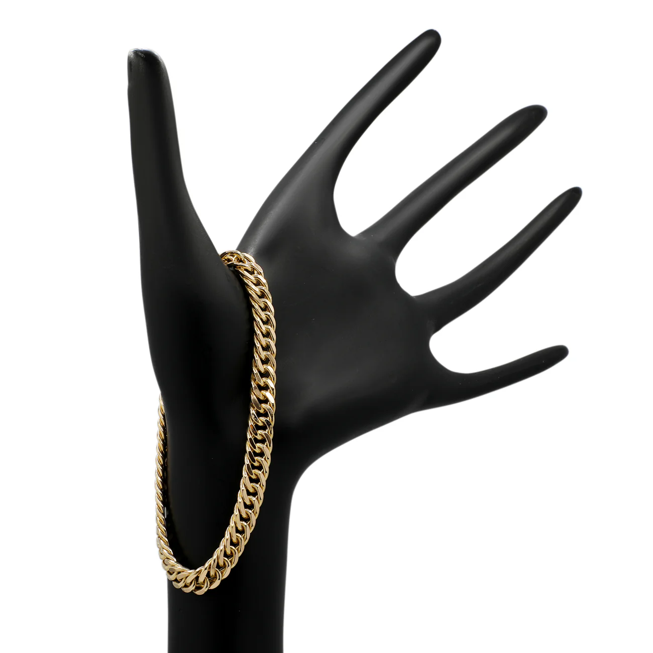 18K Yellow Gold Curb Link Bracelet - Image 3