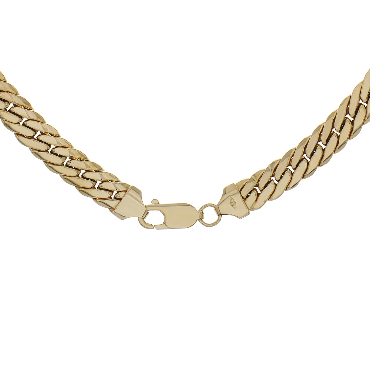 18K Yellow Gold Curb Link Chain - Image 2