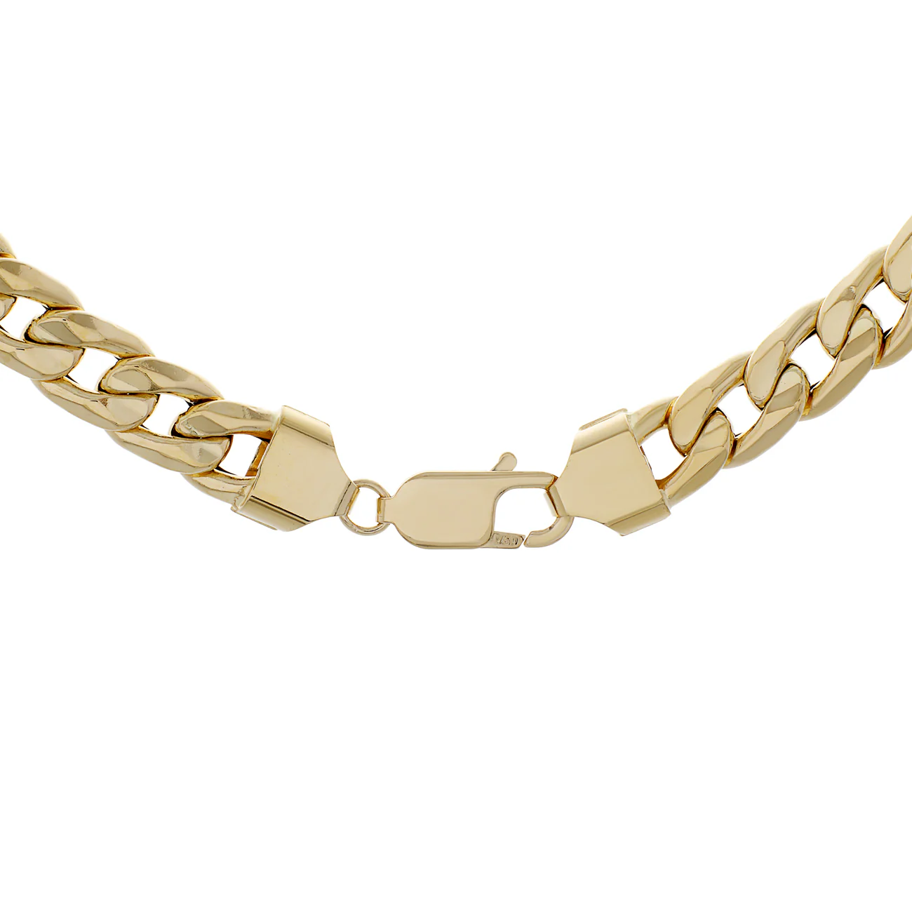 18K Yellow Gold Curb Link Chain - Image 2