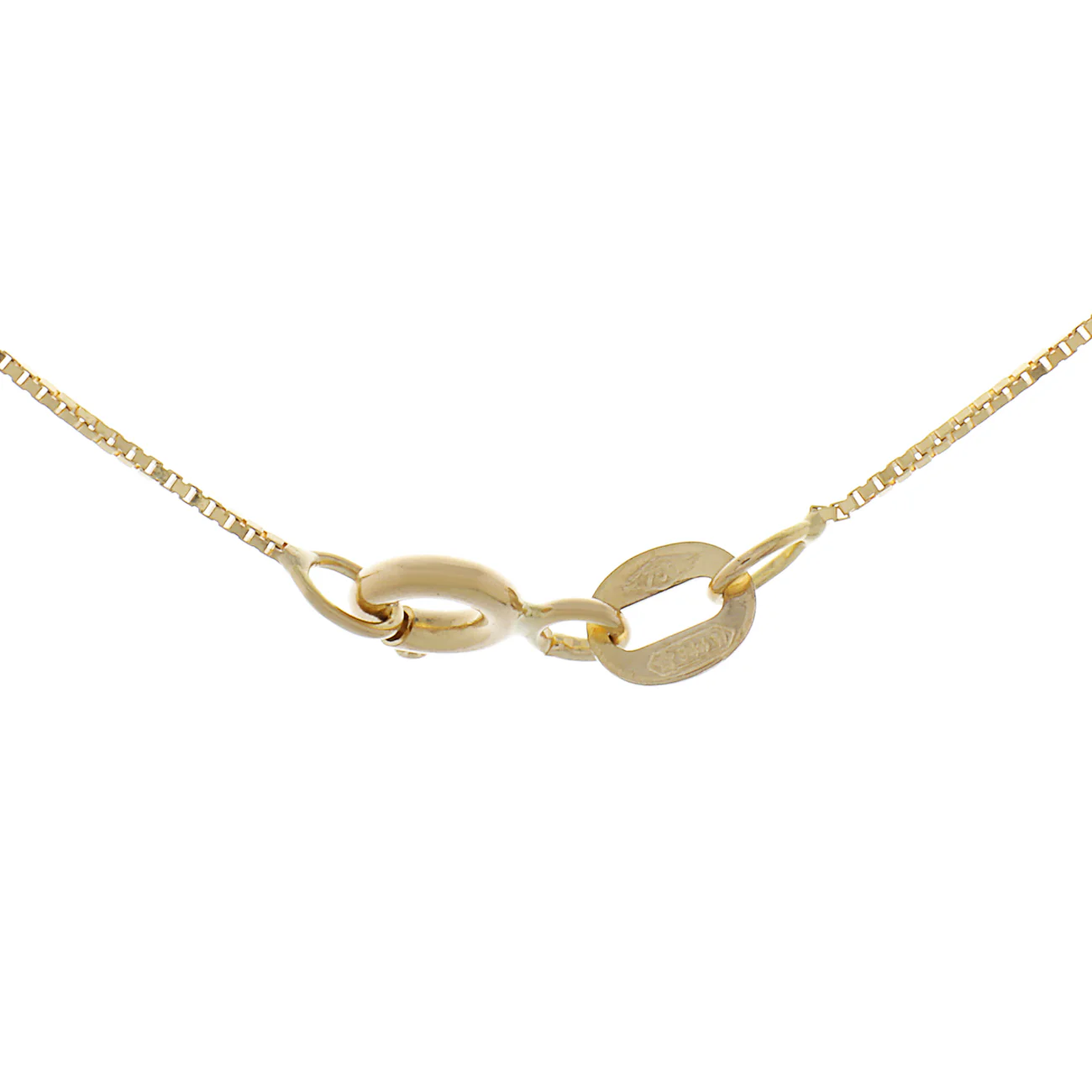 18K Yellow Gold Lariat Bead Necklace - Image 2