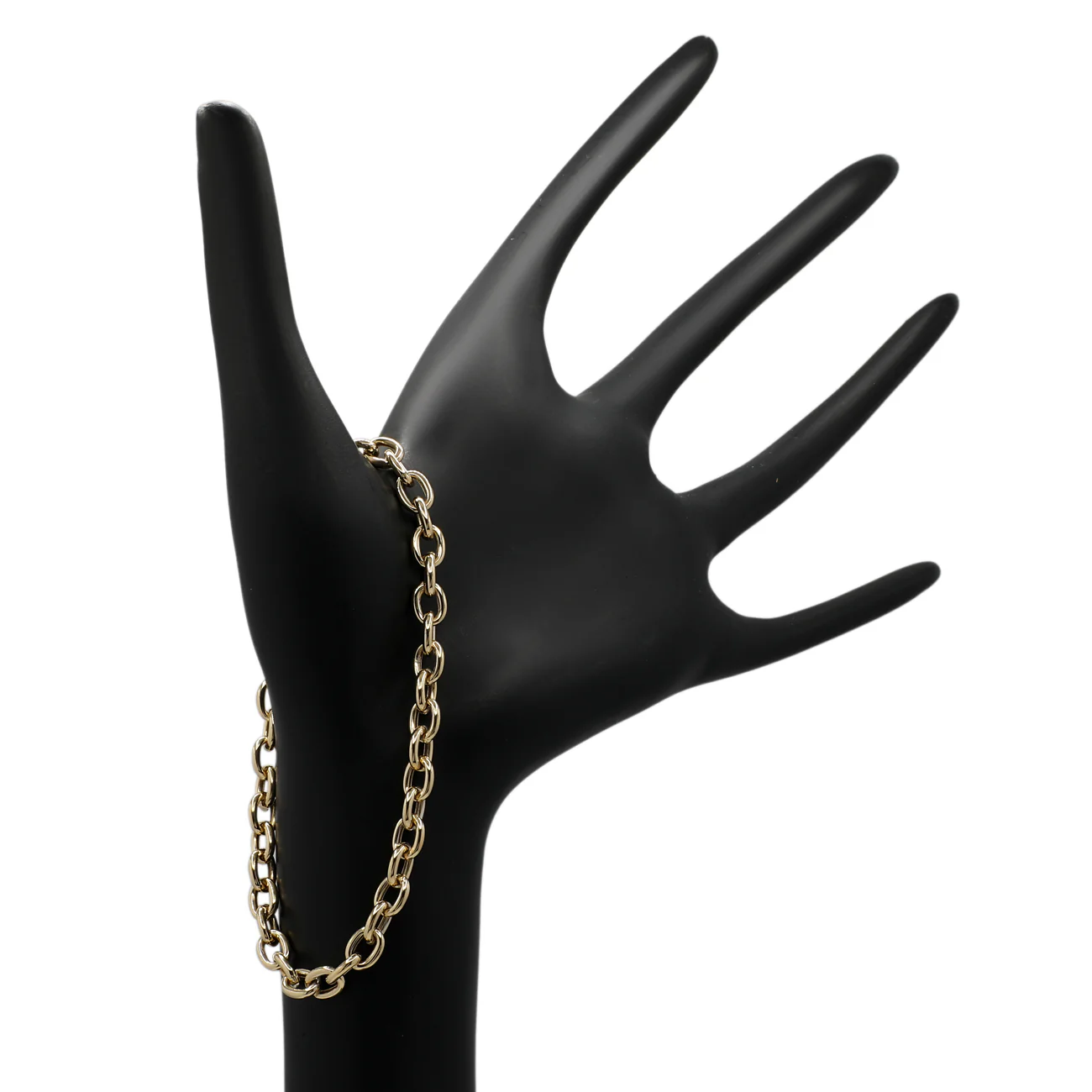 18K Yellow Gold Rolo Bracelet - Image 3