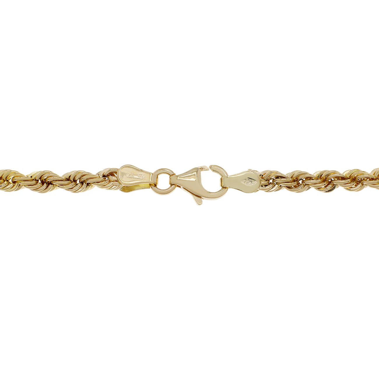 18K Yellow Gold Rope Bracelet - Image 2